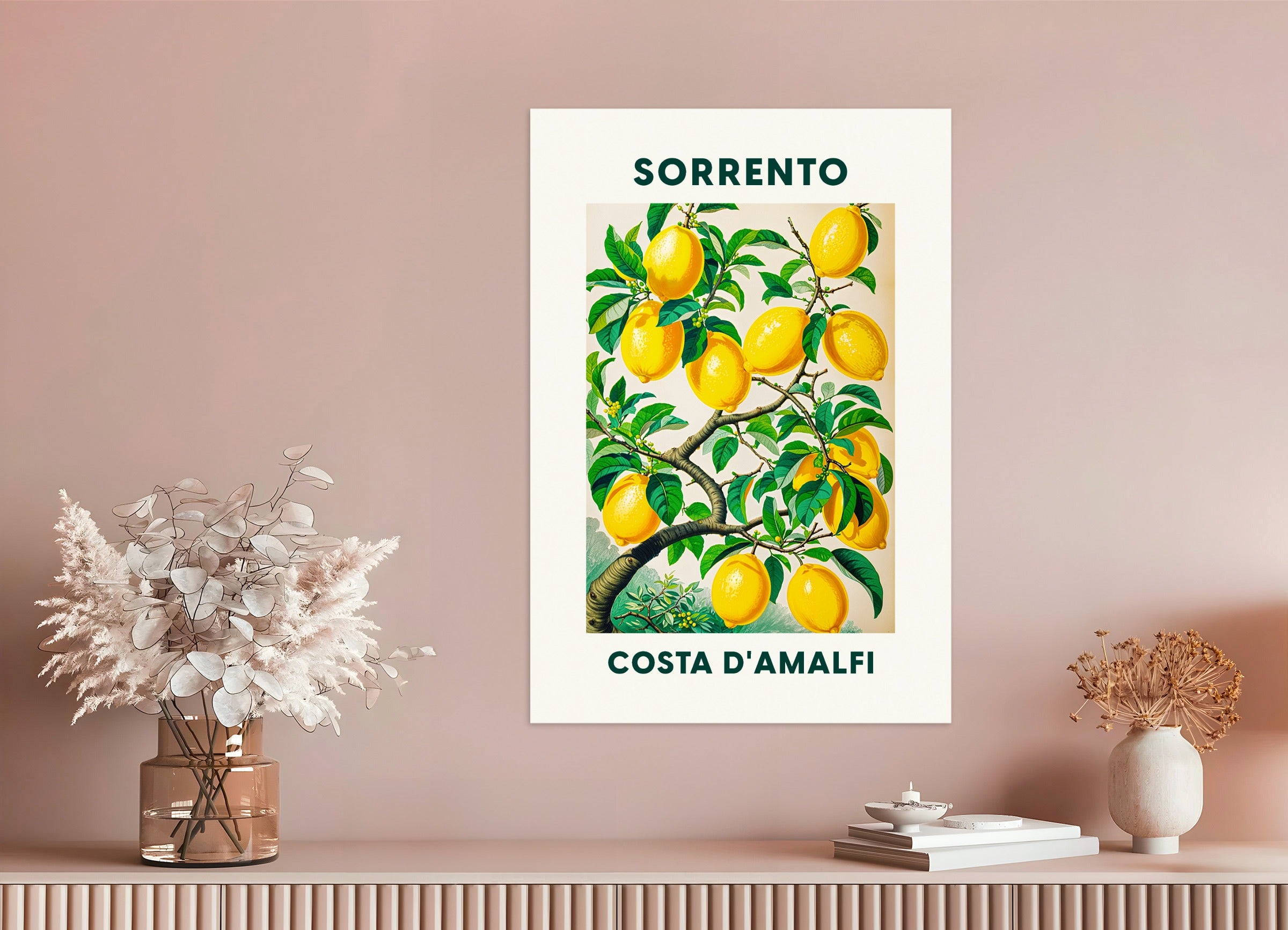 Poster: Lemons of Sorrento - Amalfi Coast, none