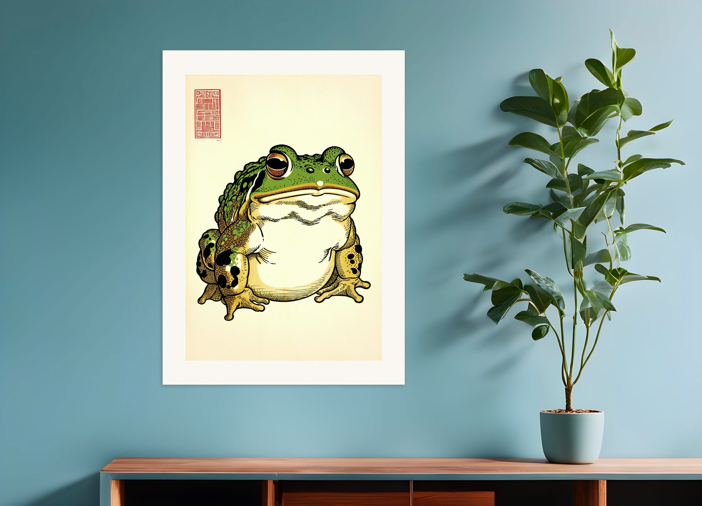 Poster: Japanese toad 01, none