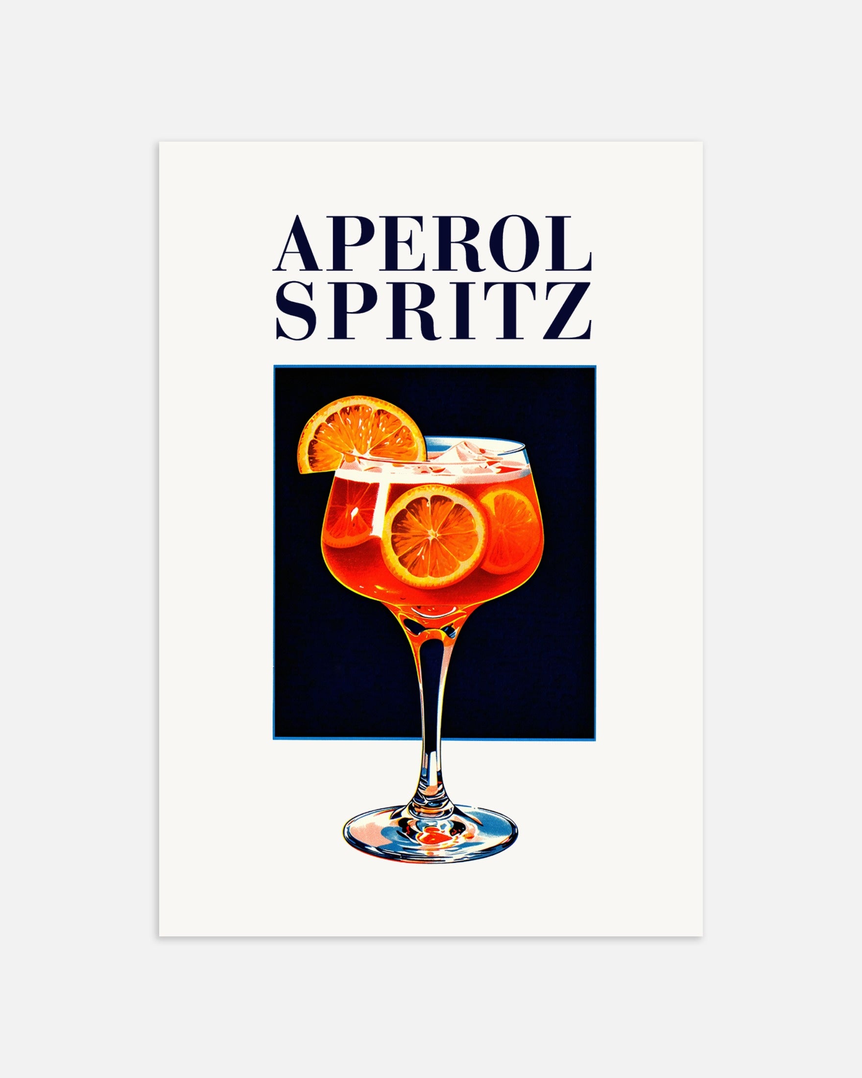 Poster: Aperol Spritz, vintage art print, none