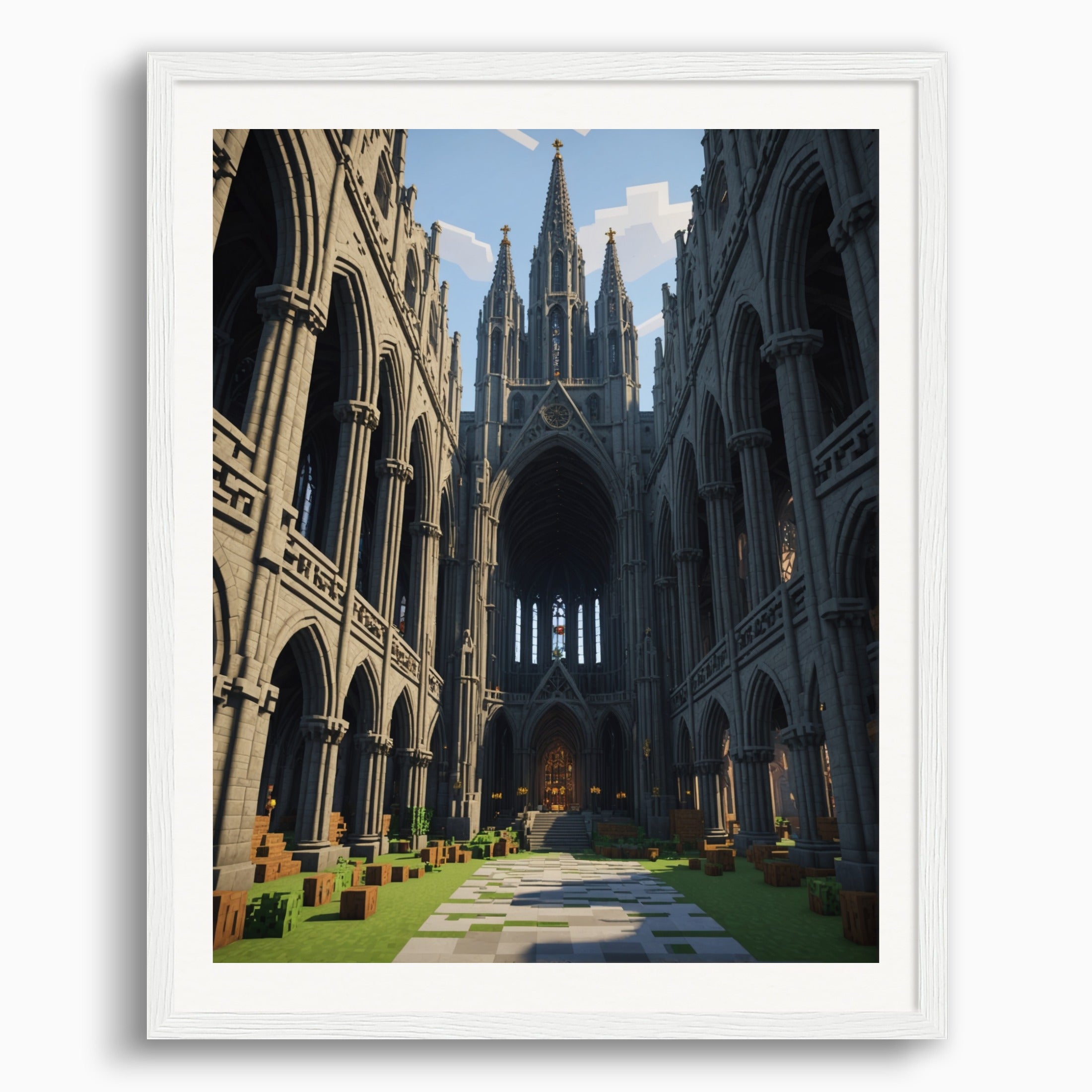 Poster: Minecraft, Cathedral