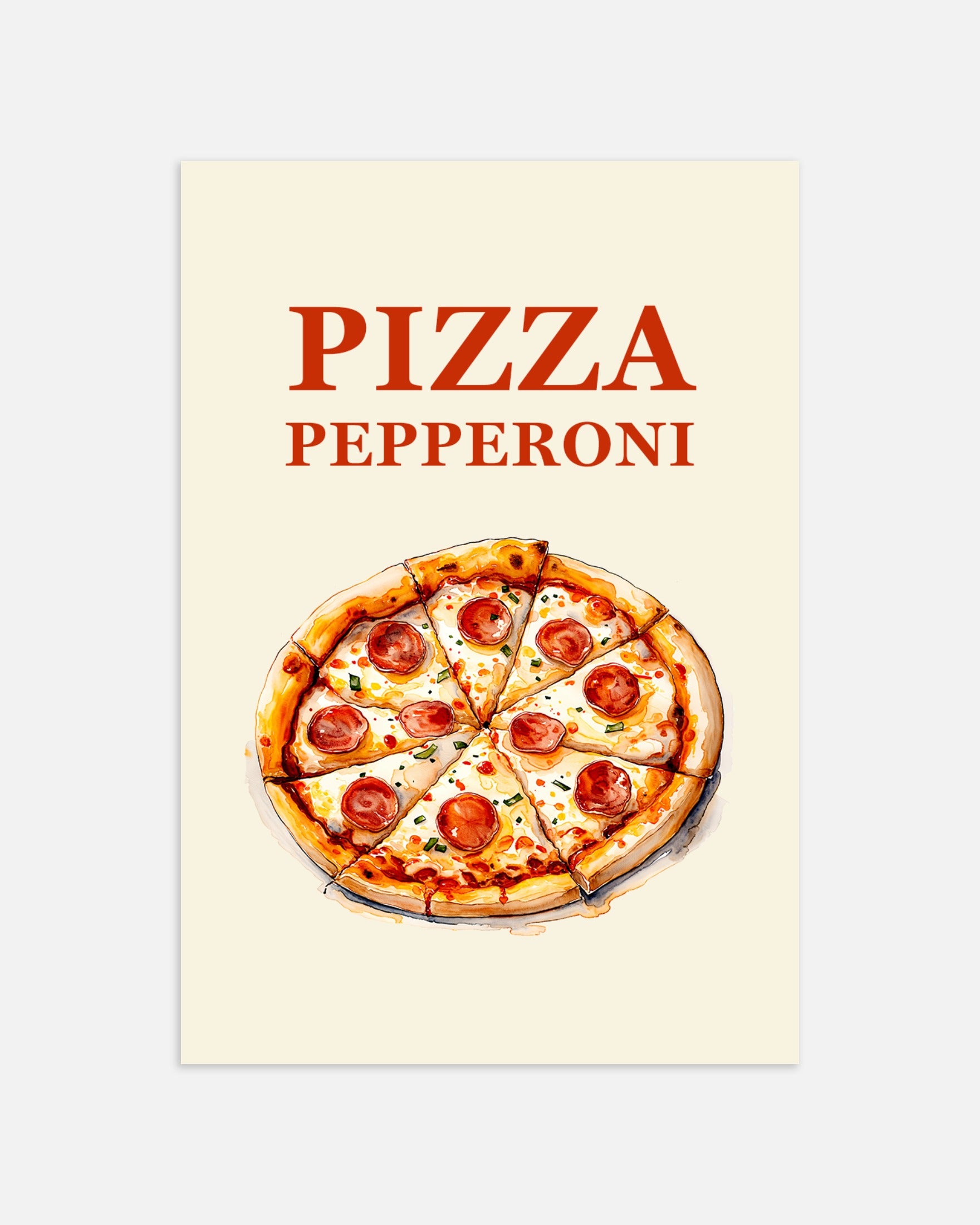 Poster: Pizza Pepperoni, none