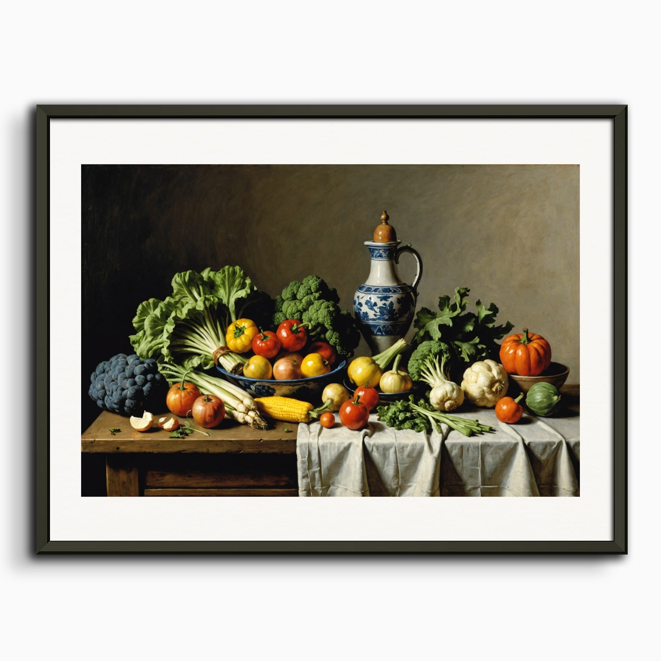 Poster: Vermeer, Vegetables