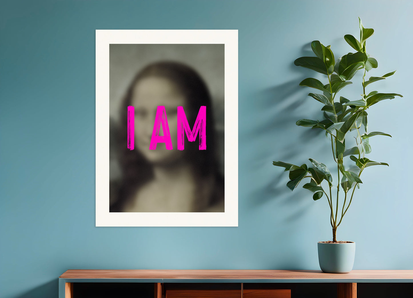 Poster: I am - Mona Lisa