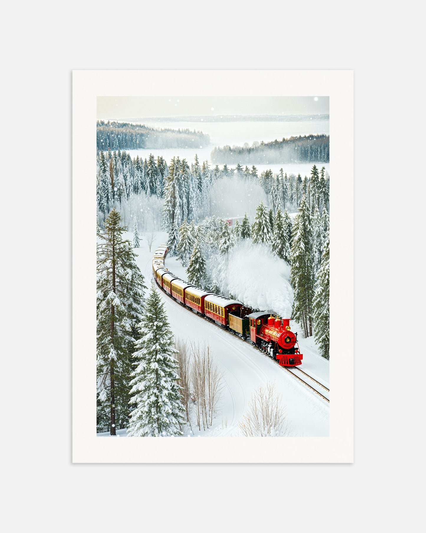 Poster: Holiday Christmas Train, none