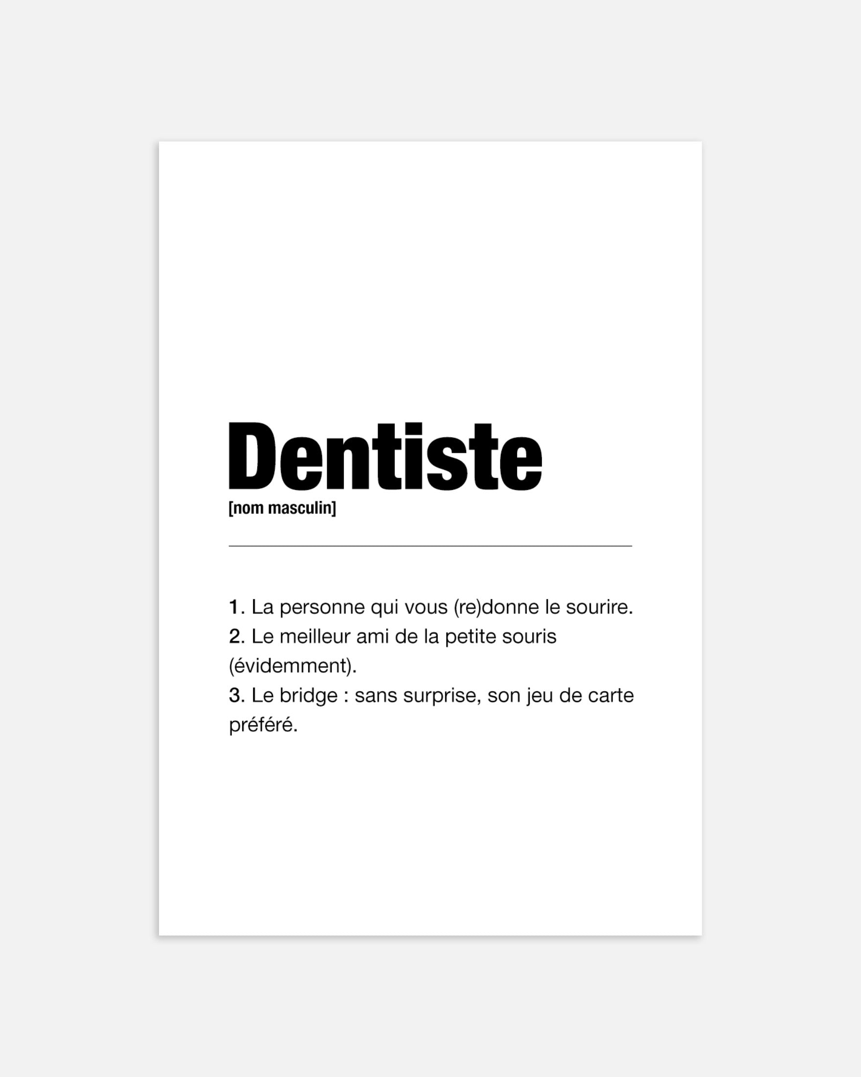 Poster: Dentist poster