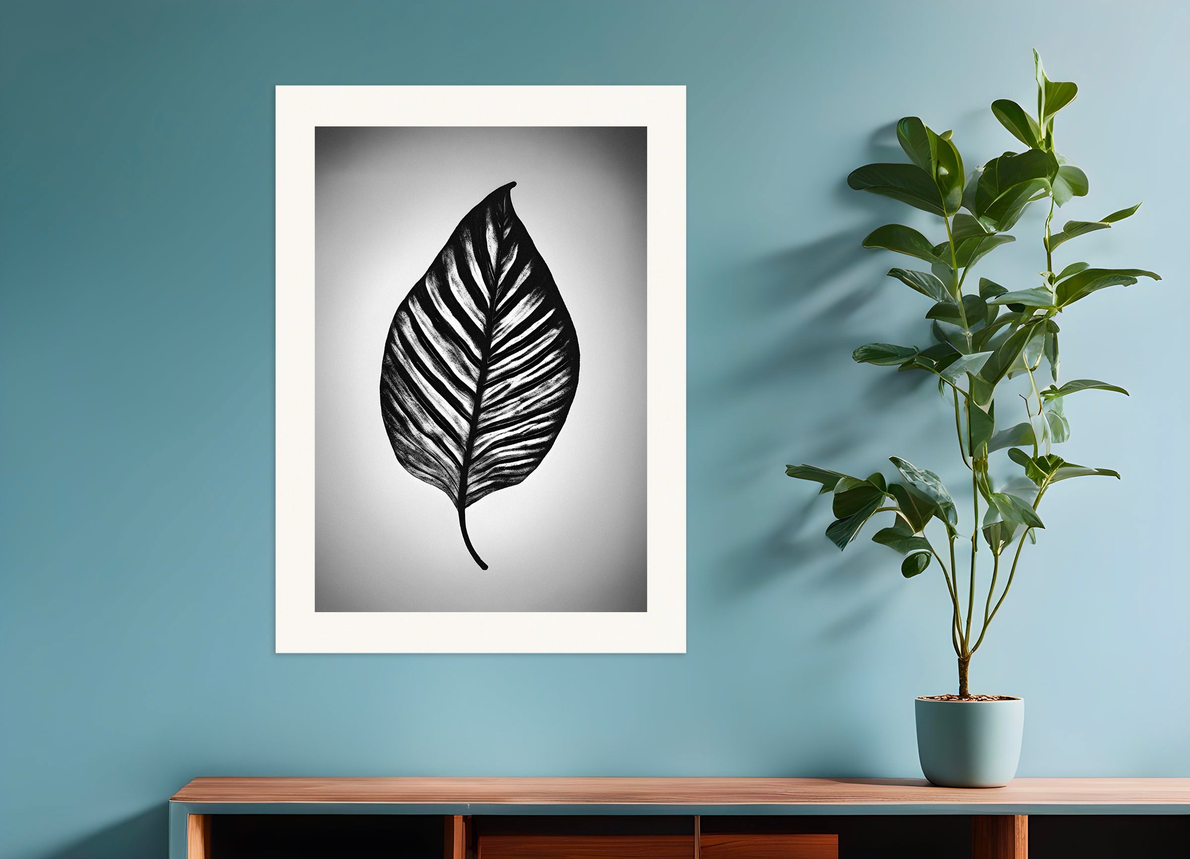 Poster: A leaf, none