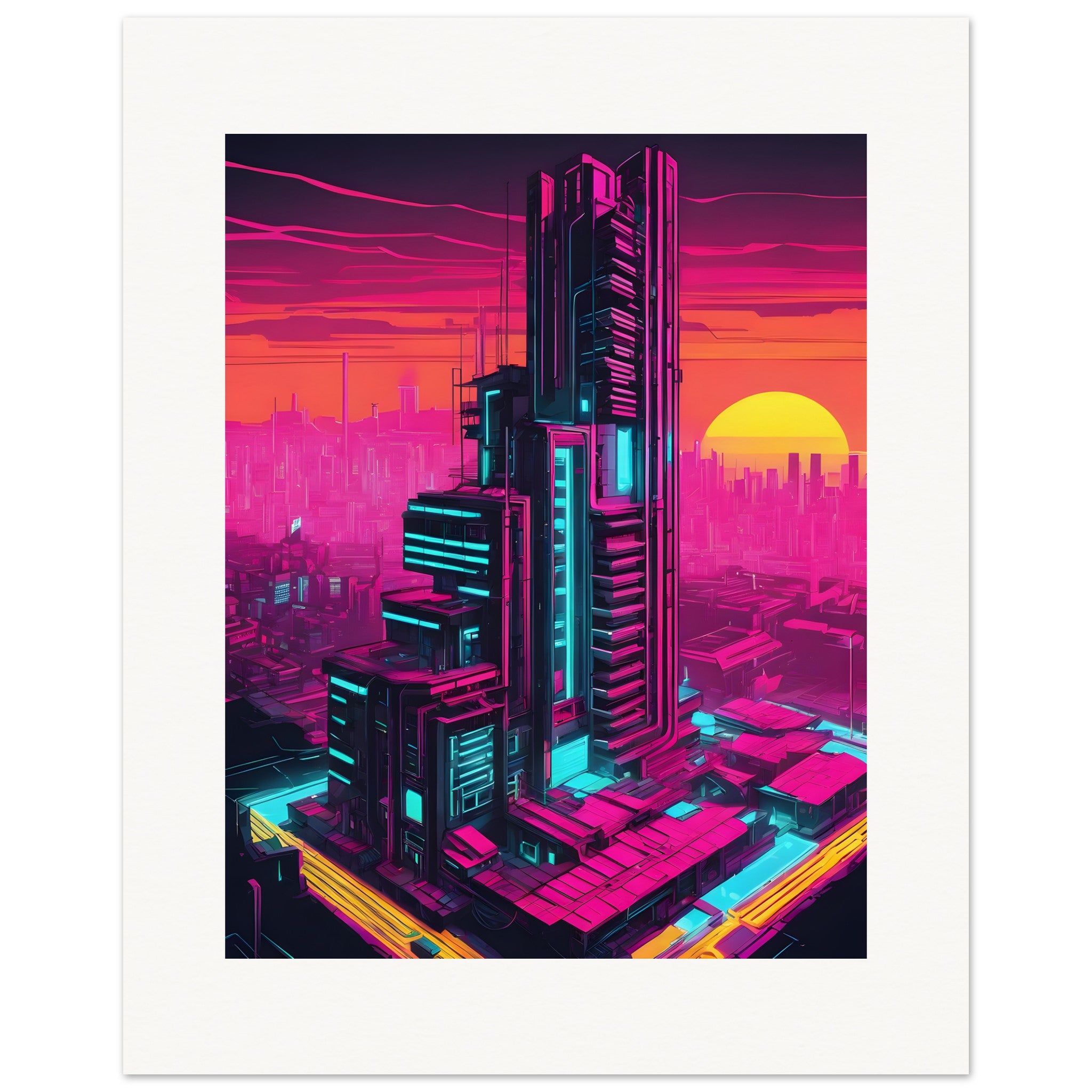 Neon punk, Miasto Starlight - Plakat