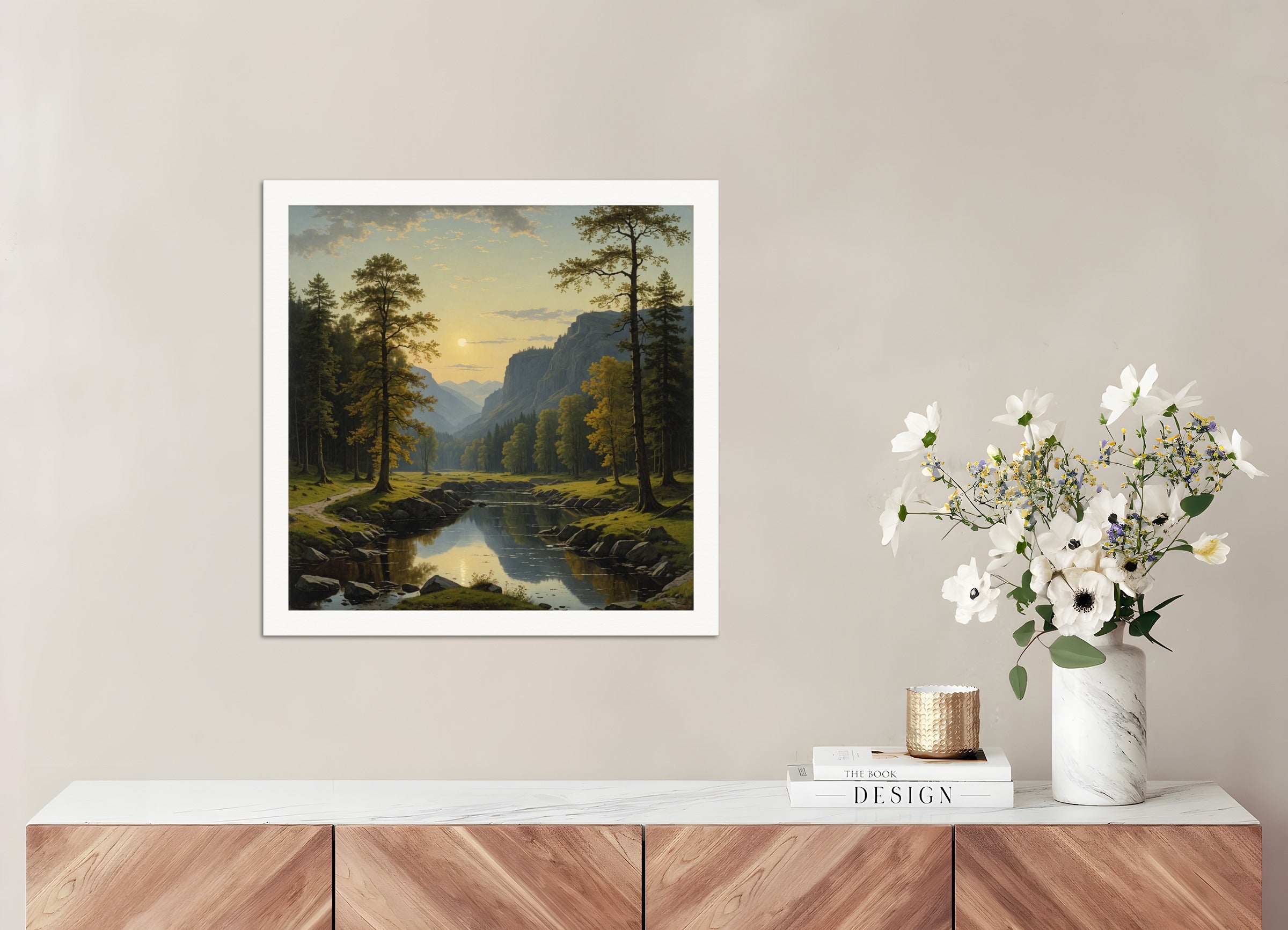 Poster: Romantic landscapes, natural beauty and spiritual depth, Landscape