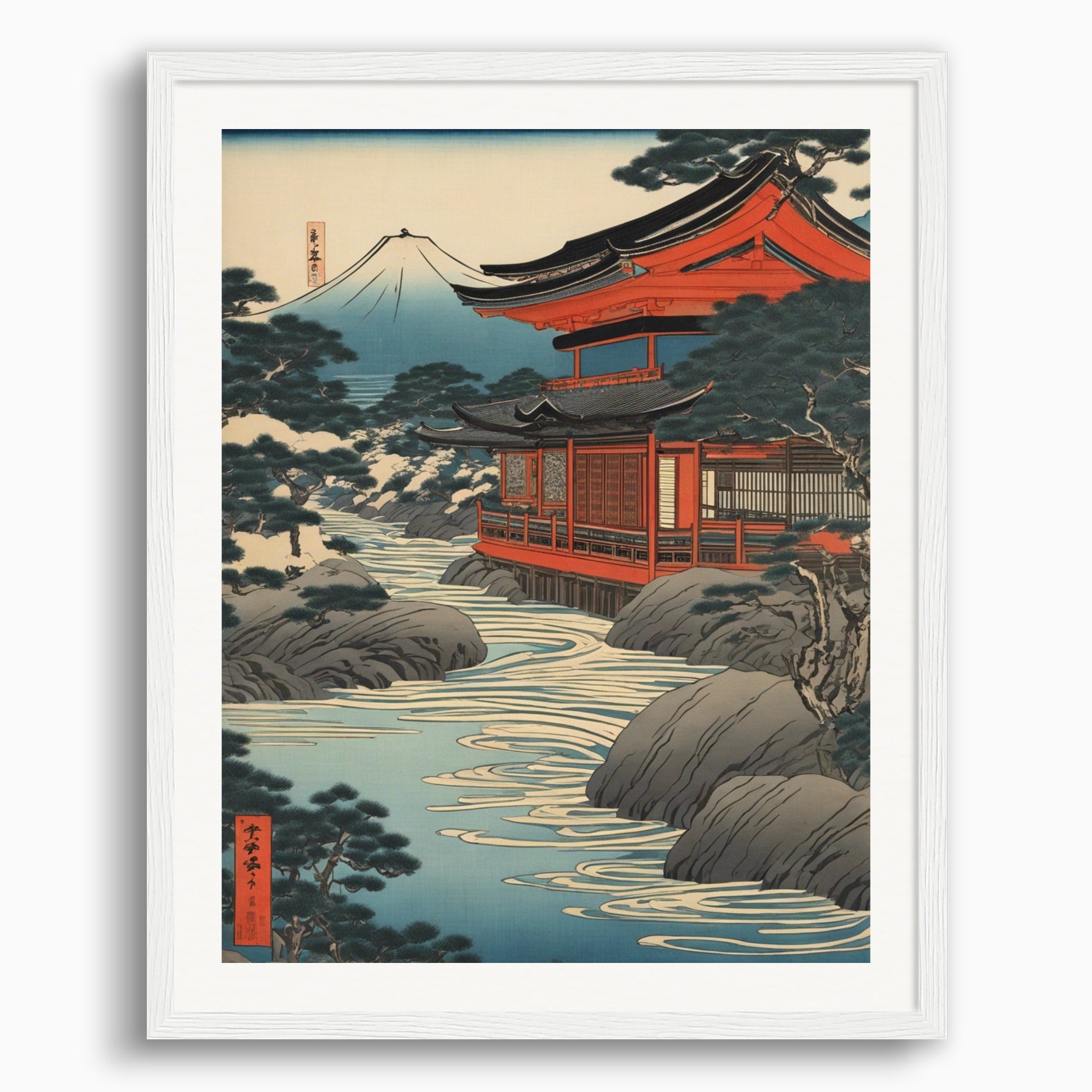 Poster: Ukiyo-e, River