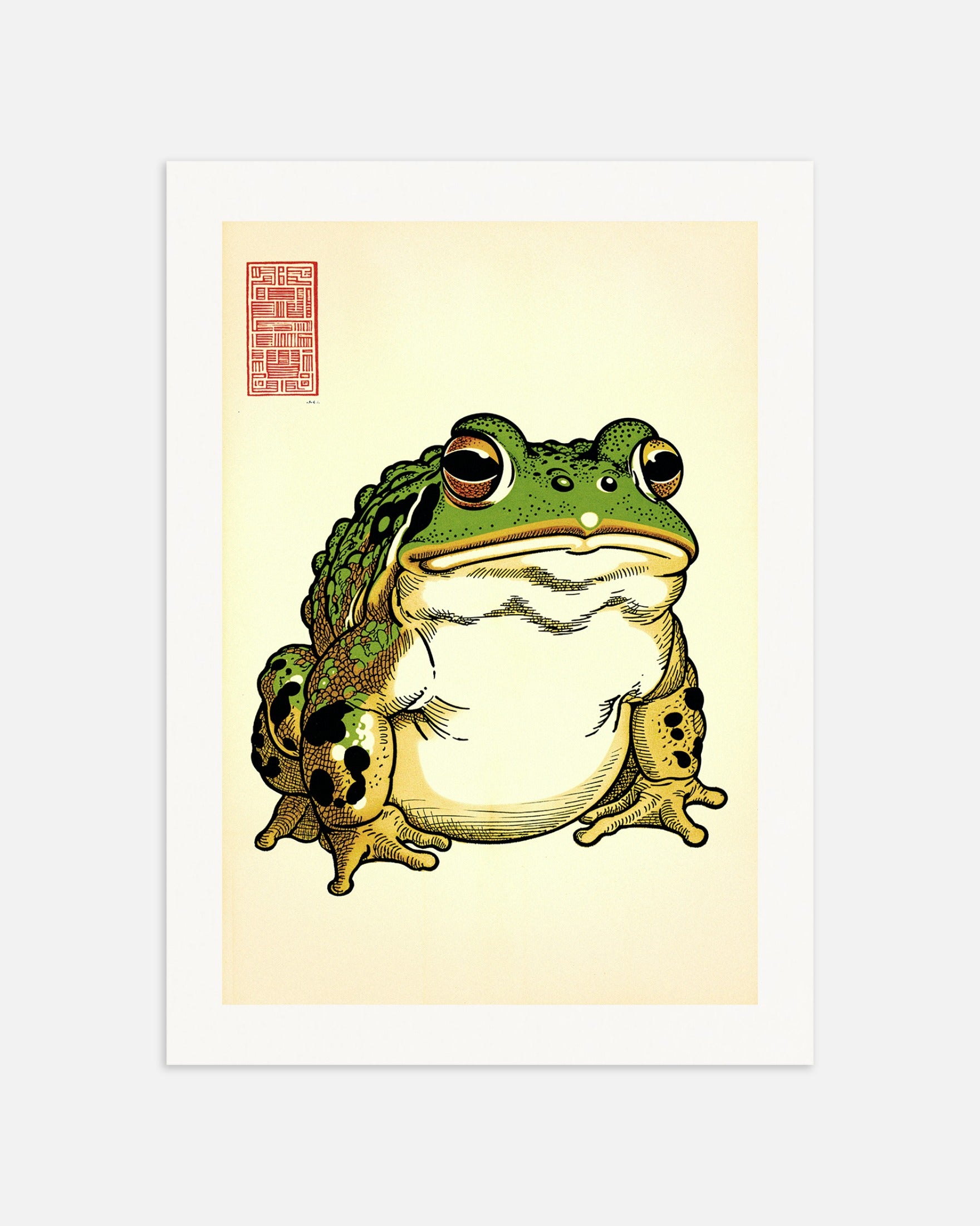 Poster: Japanese toad 01, none