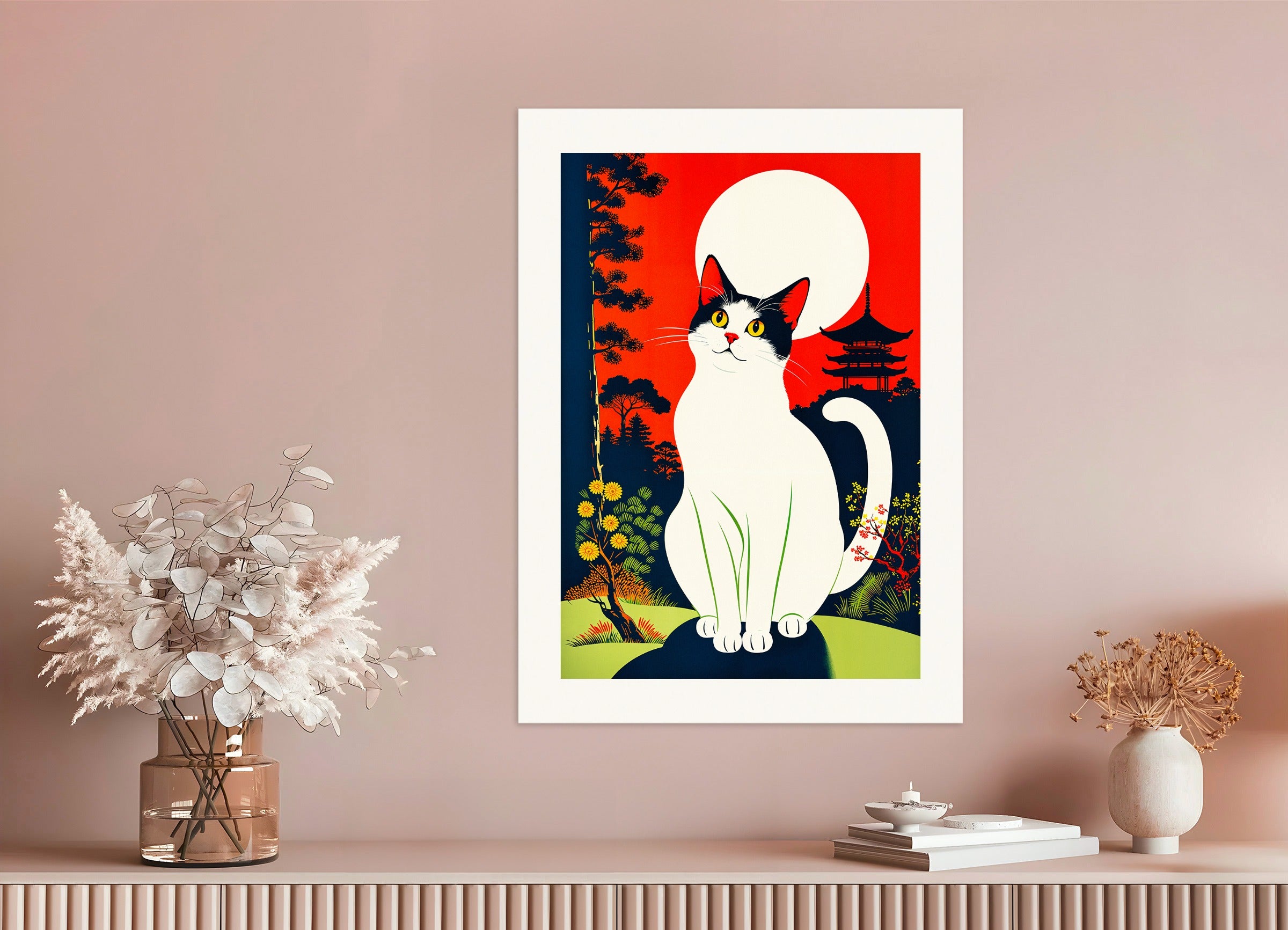 Poster: The Cat and the Moon, none