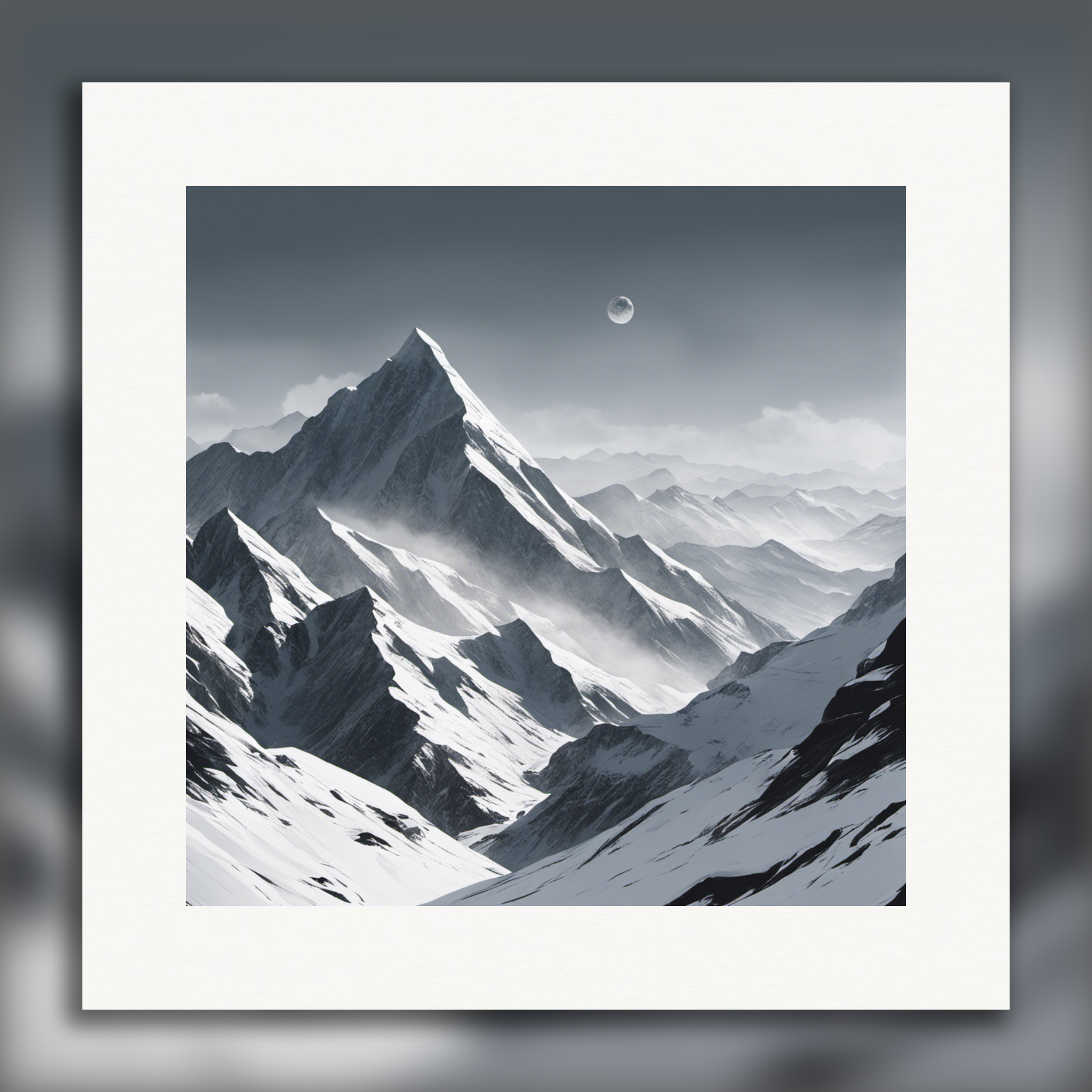 Neo-minimalisme, Fjell - Plakat