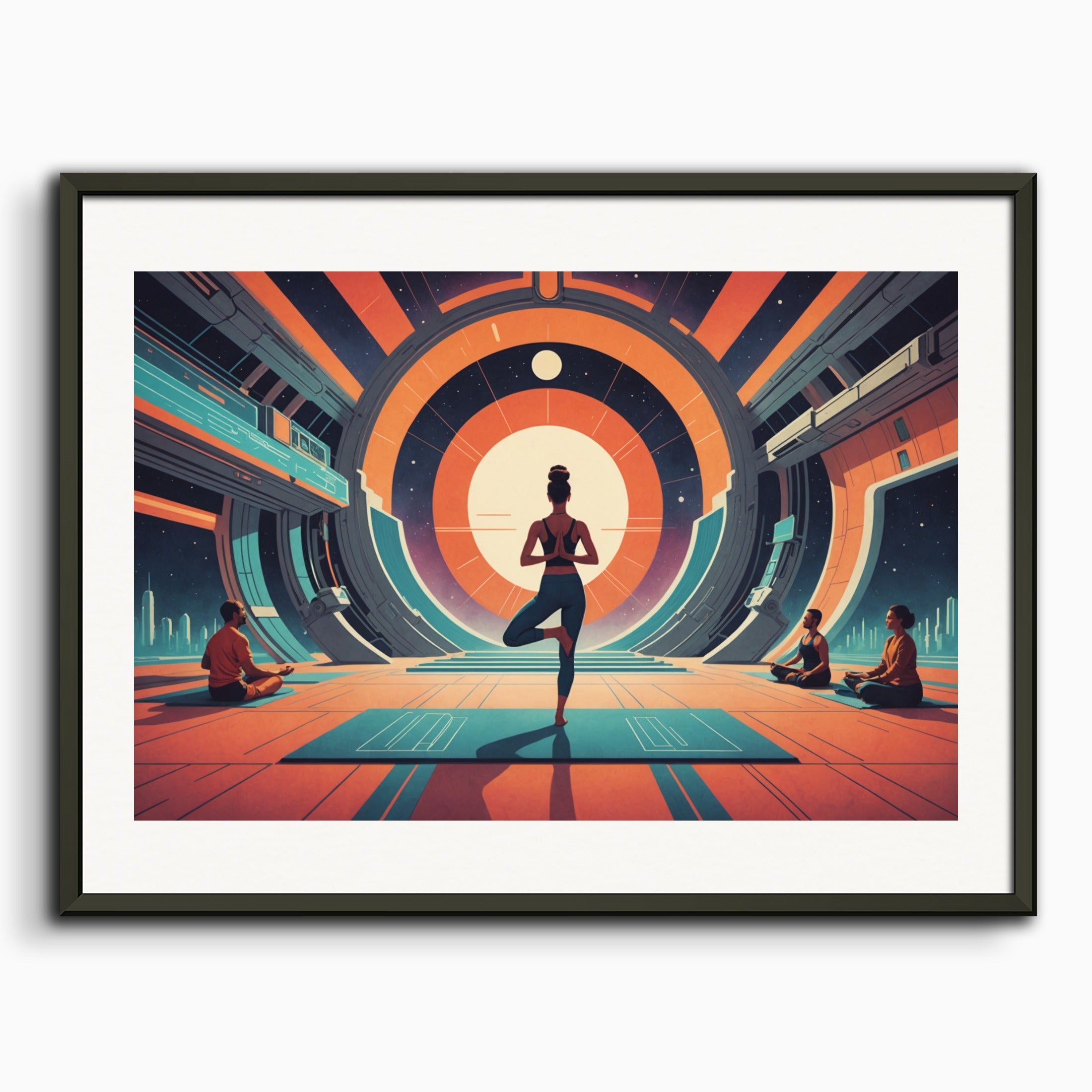 Poster: Retro future, Yoga