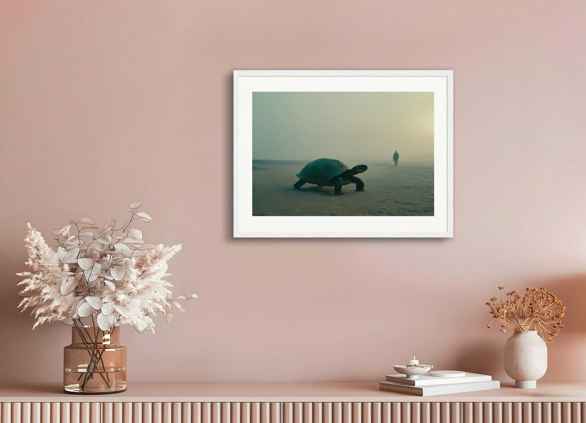 Poster with wood frame: Blade Runner 2049 (film), Tortoise