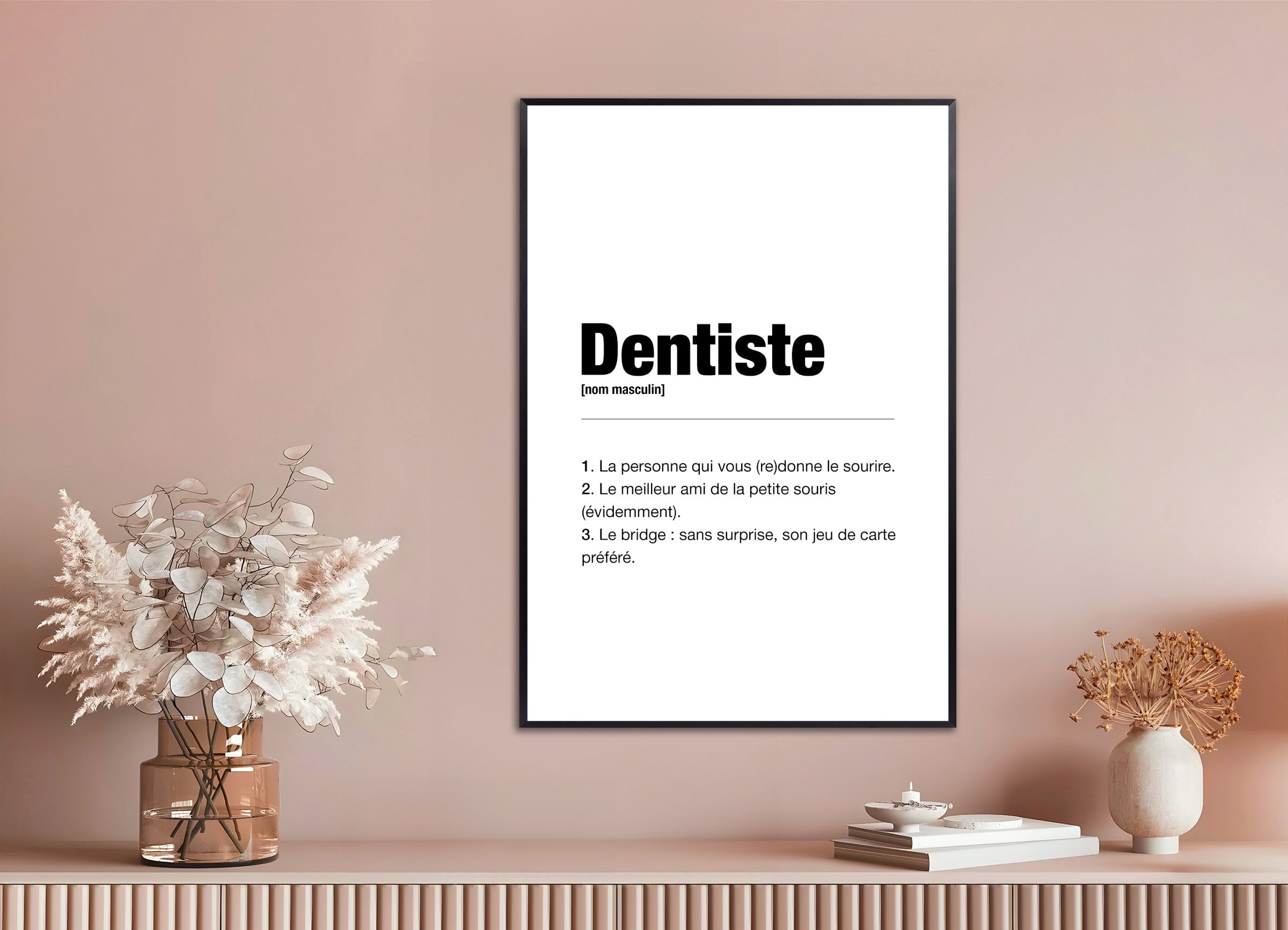 Poster with metal frame: Dentist poster