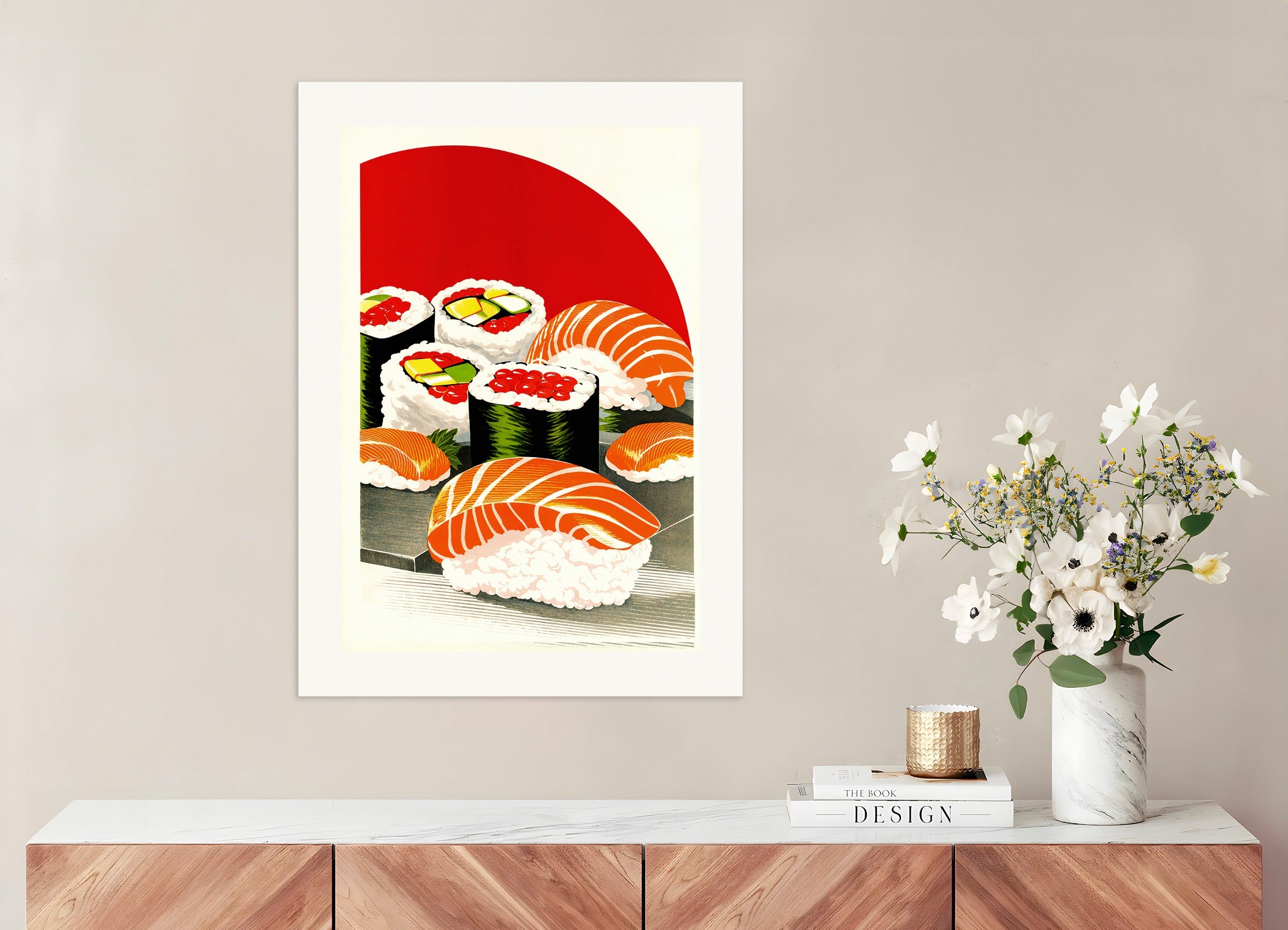 Poster: Sushis, asian restaurant, none