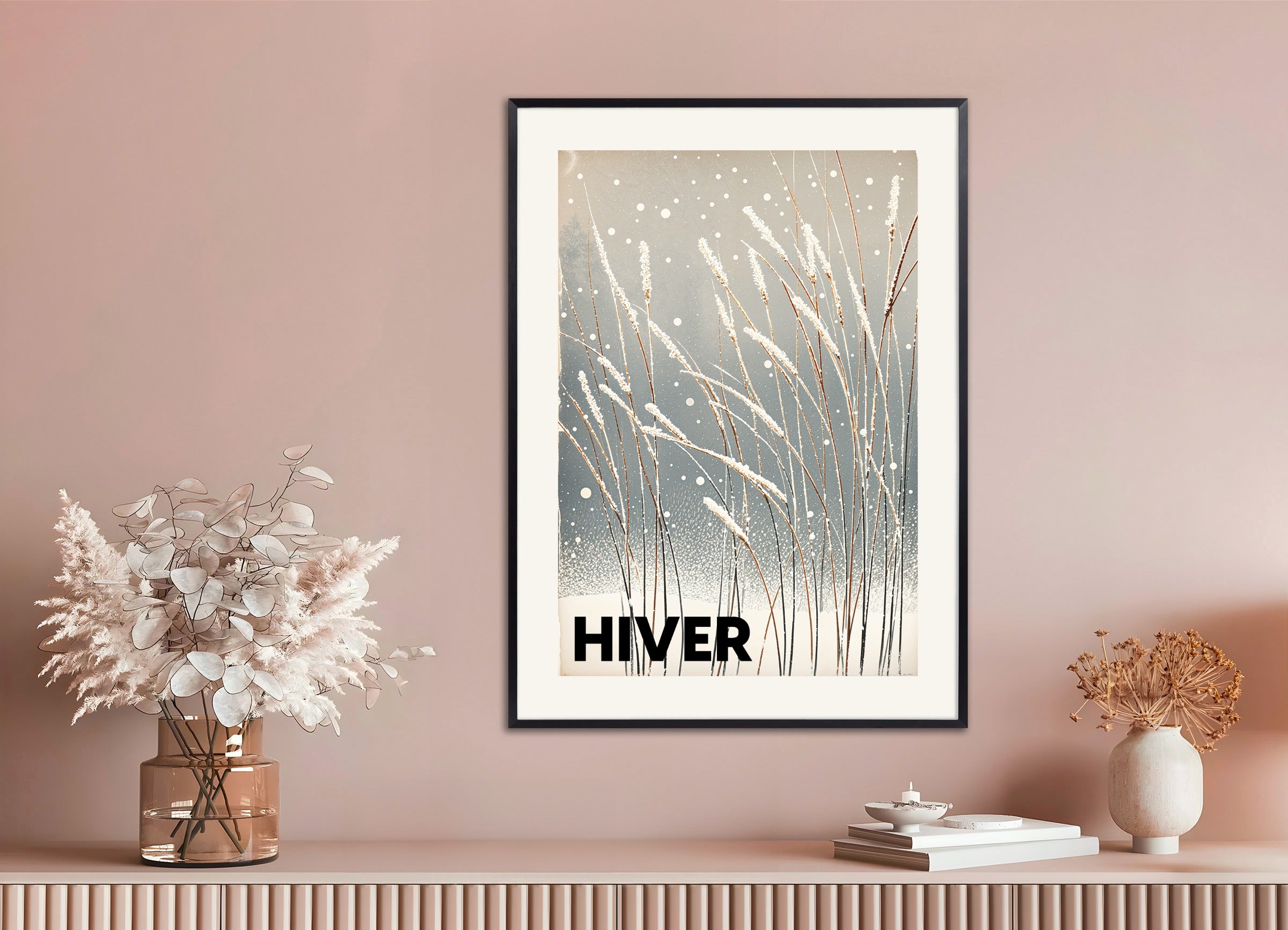 Poster with metal frame: Winter