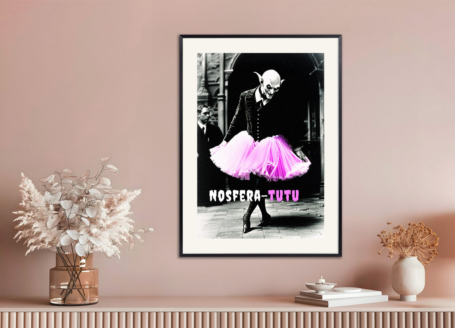 Poster with metal frame: Nosfera-tutu, humor poster