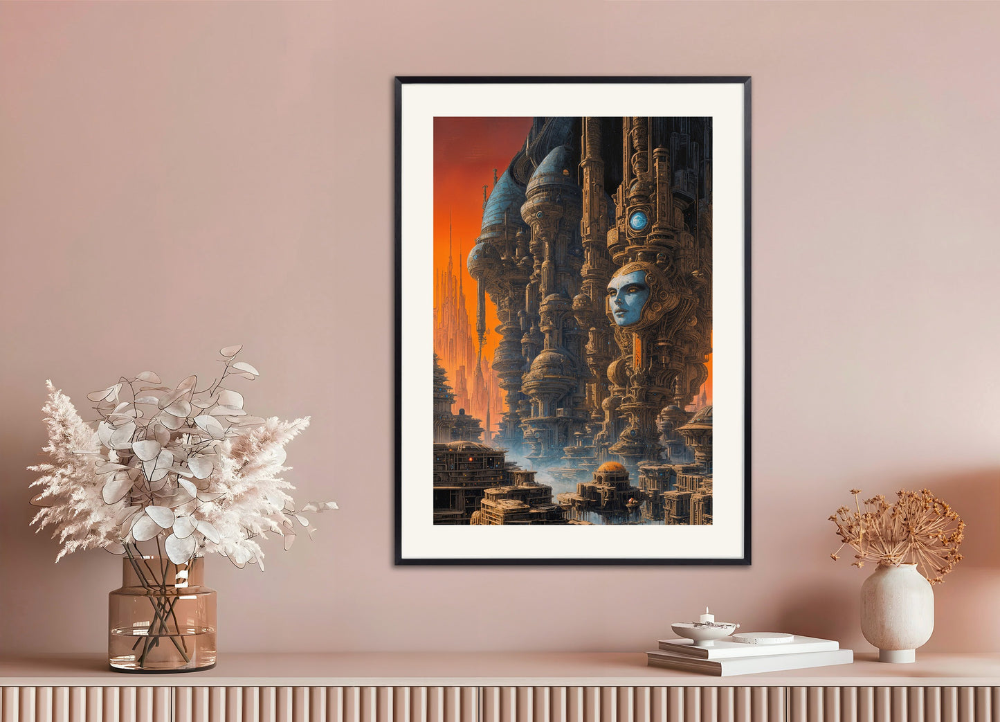 Poster with metal frame: Other Worlds Than These - tribute to Métal Hurlant 05