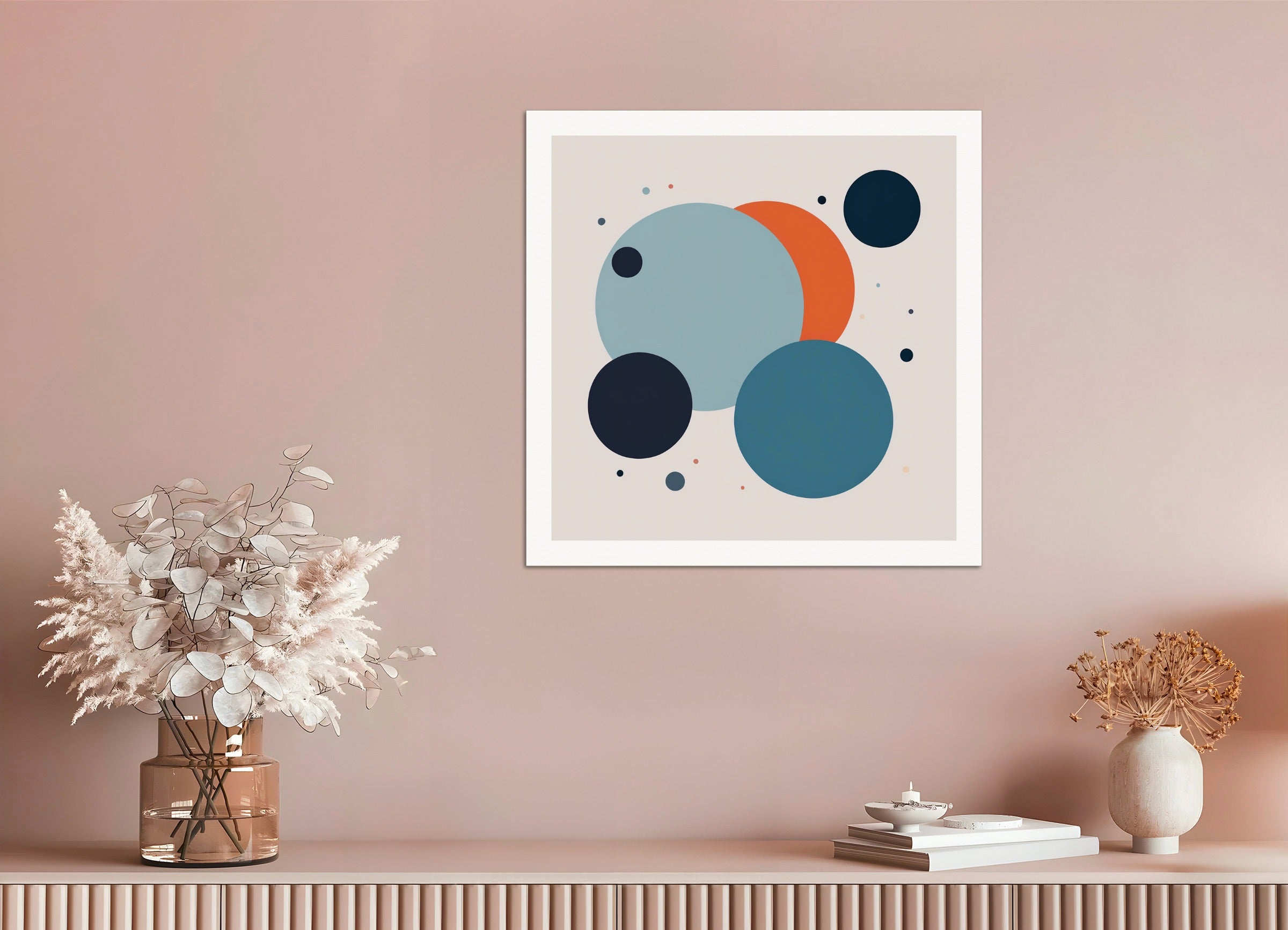 Poster: Abstract minimalist art, Astronomy