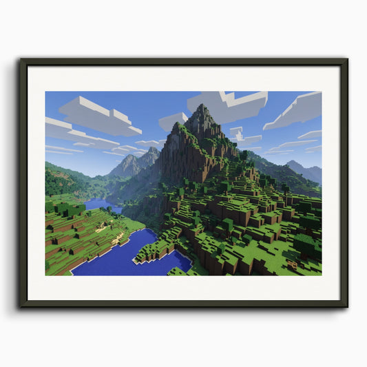 Poster: Minecraft, mountain