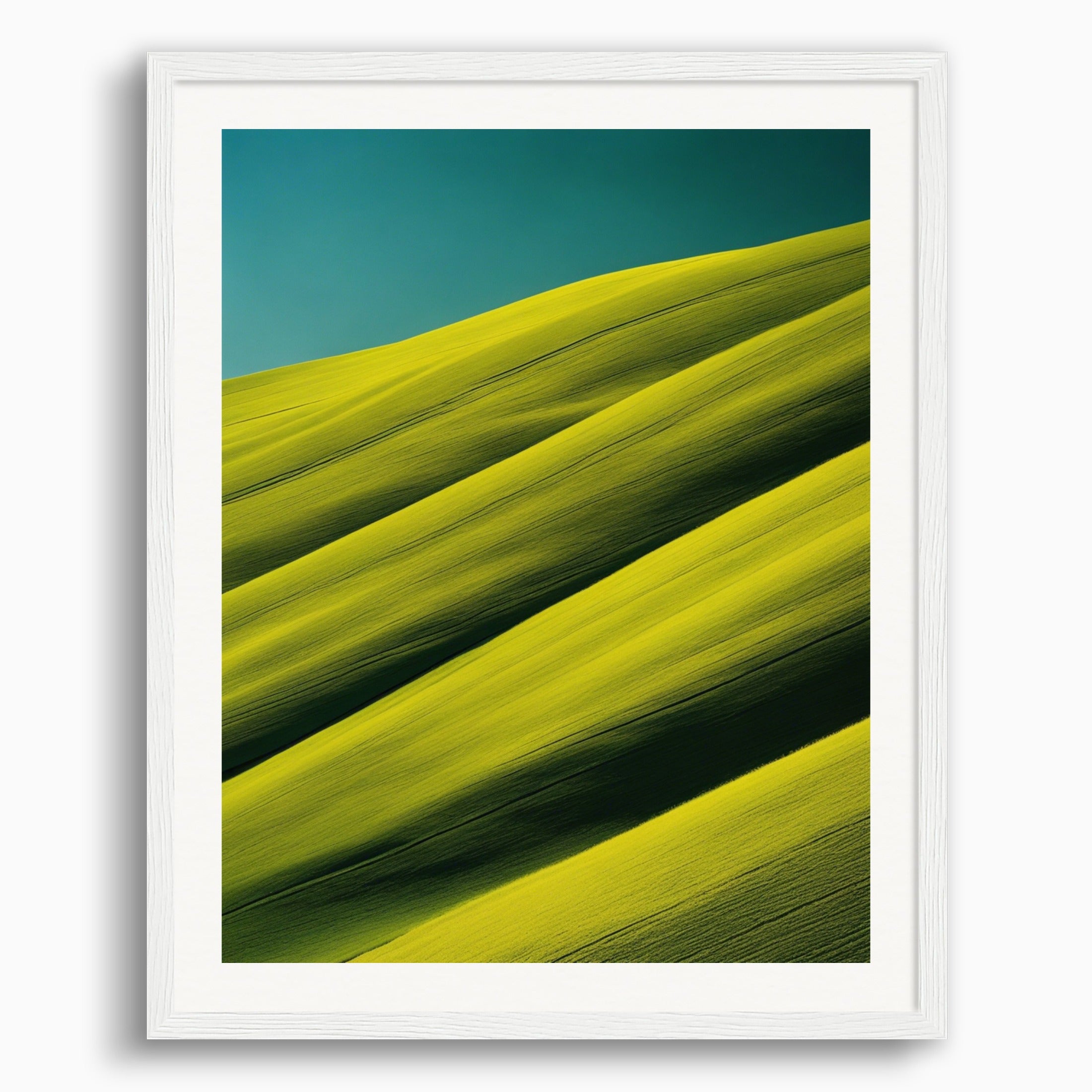 Poster: Colorful and abstract images, capturing geometric compositions in landscapes, Trees