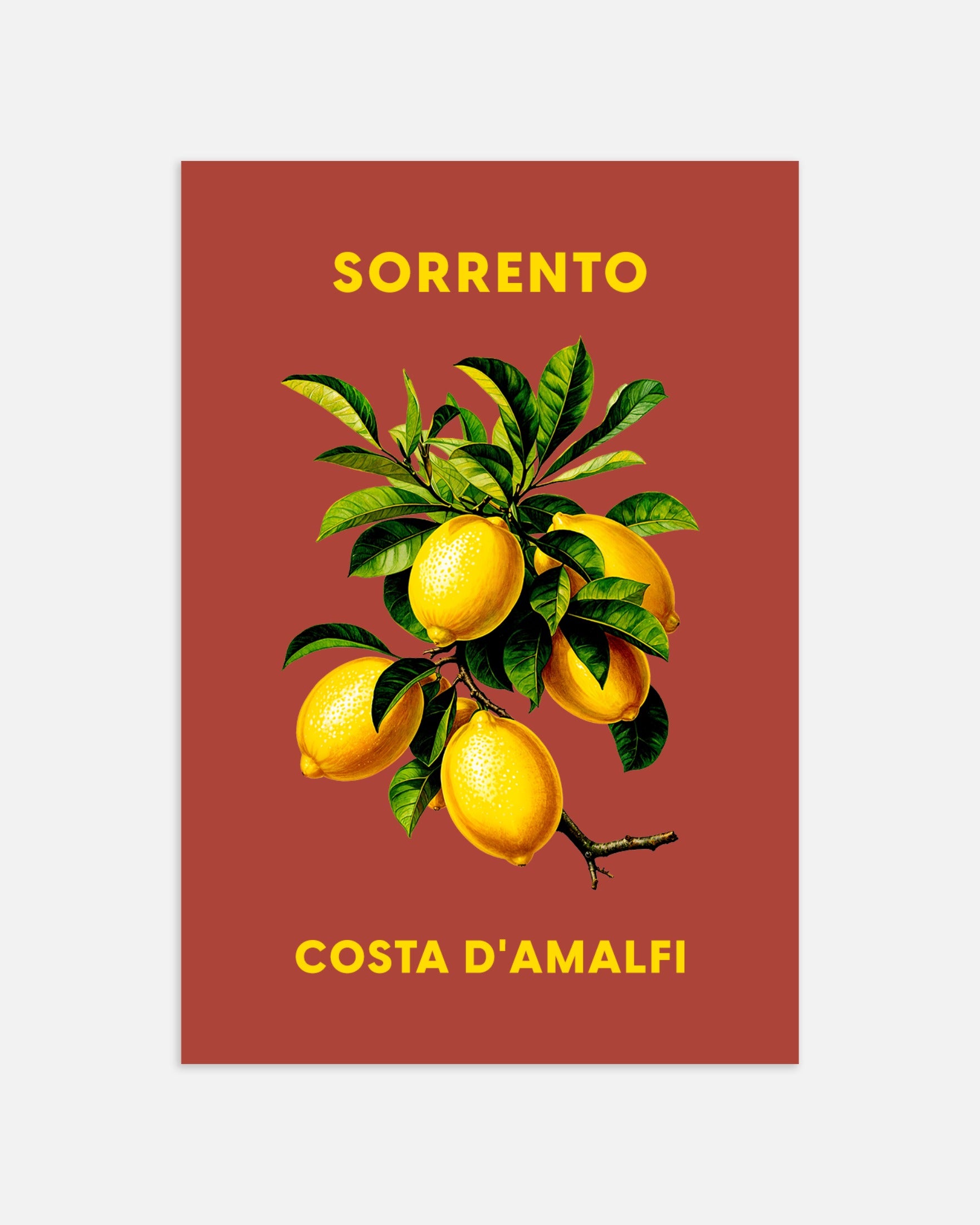 Poster: Lemons of Sorrento - Amalfi Coast 02