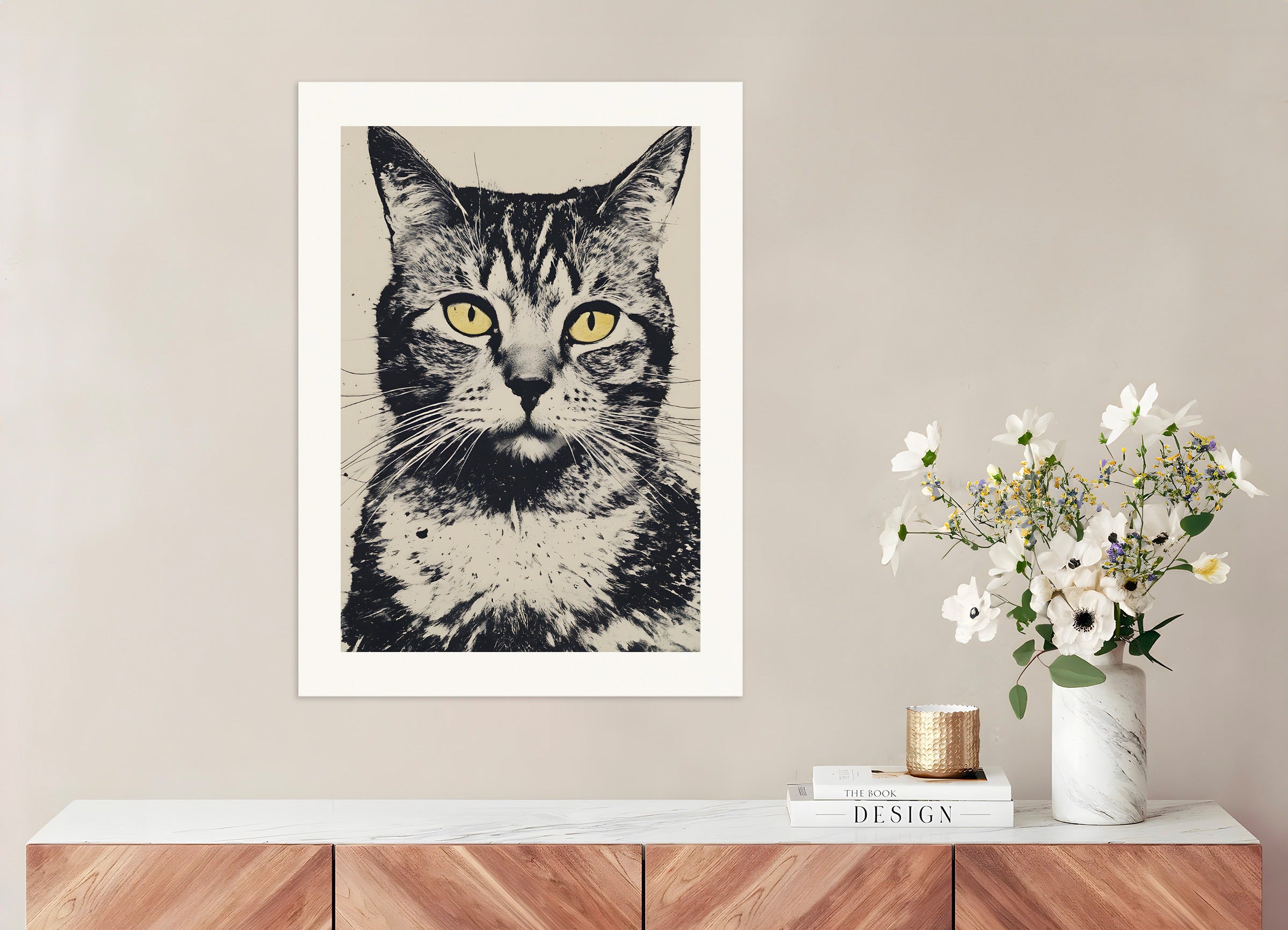 Poster: Cat portrait, none