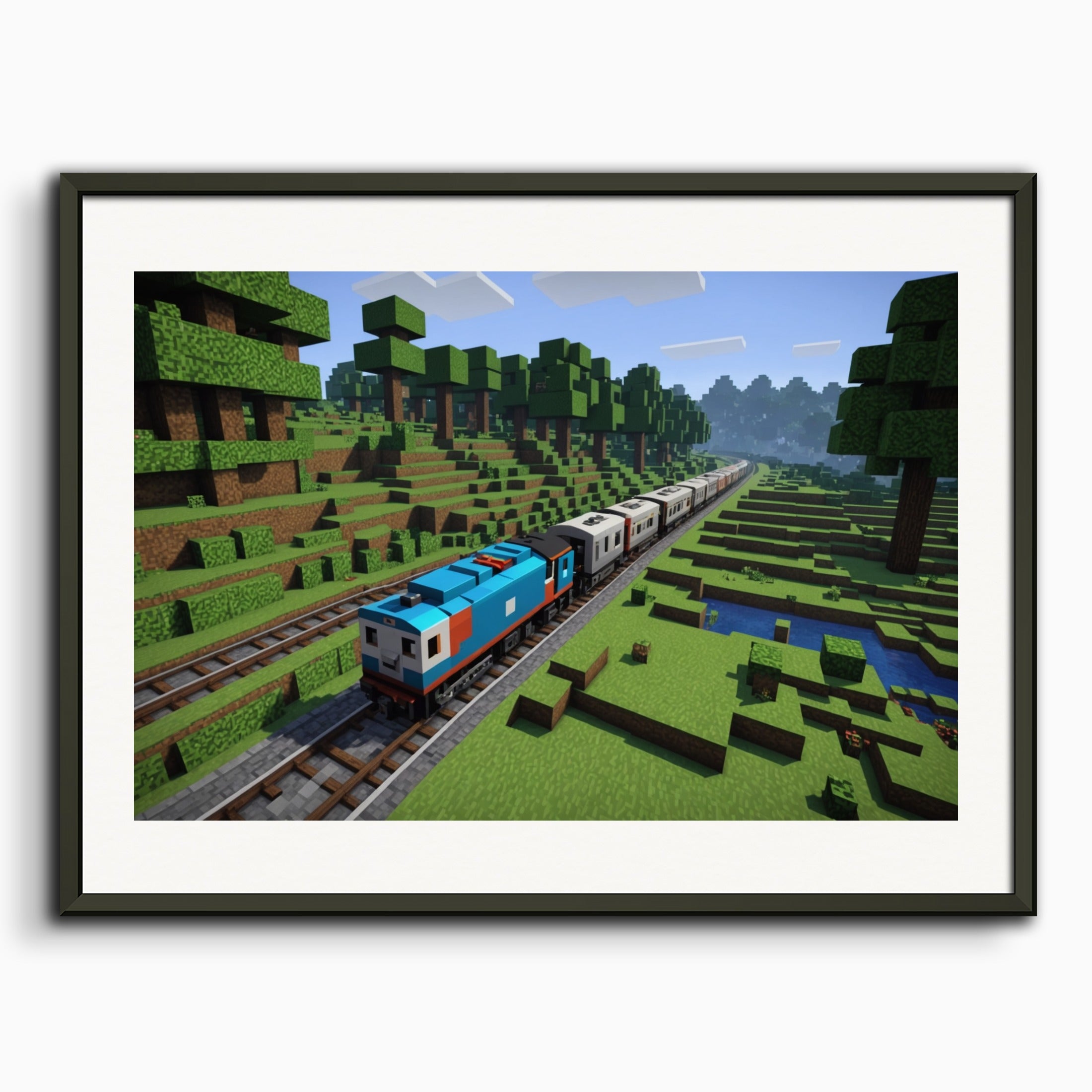 Poster: Minecraft, Train