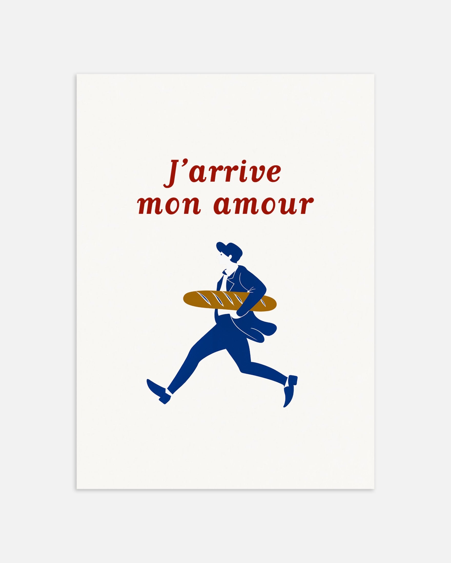 Poster: Here I Am mon Amour - Baguette