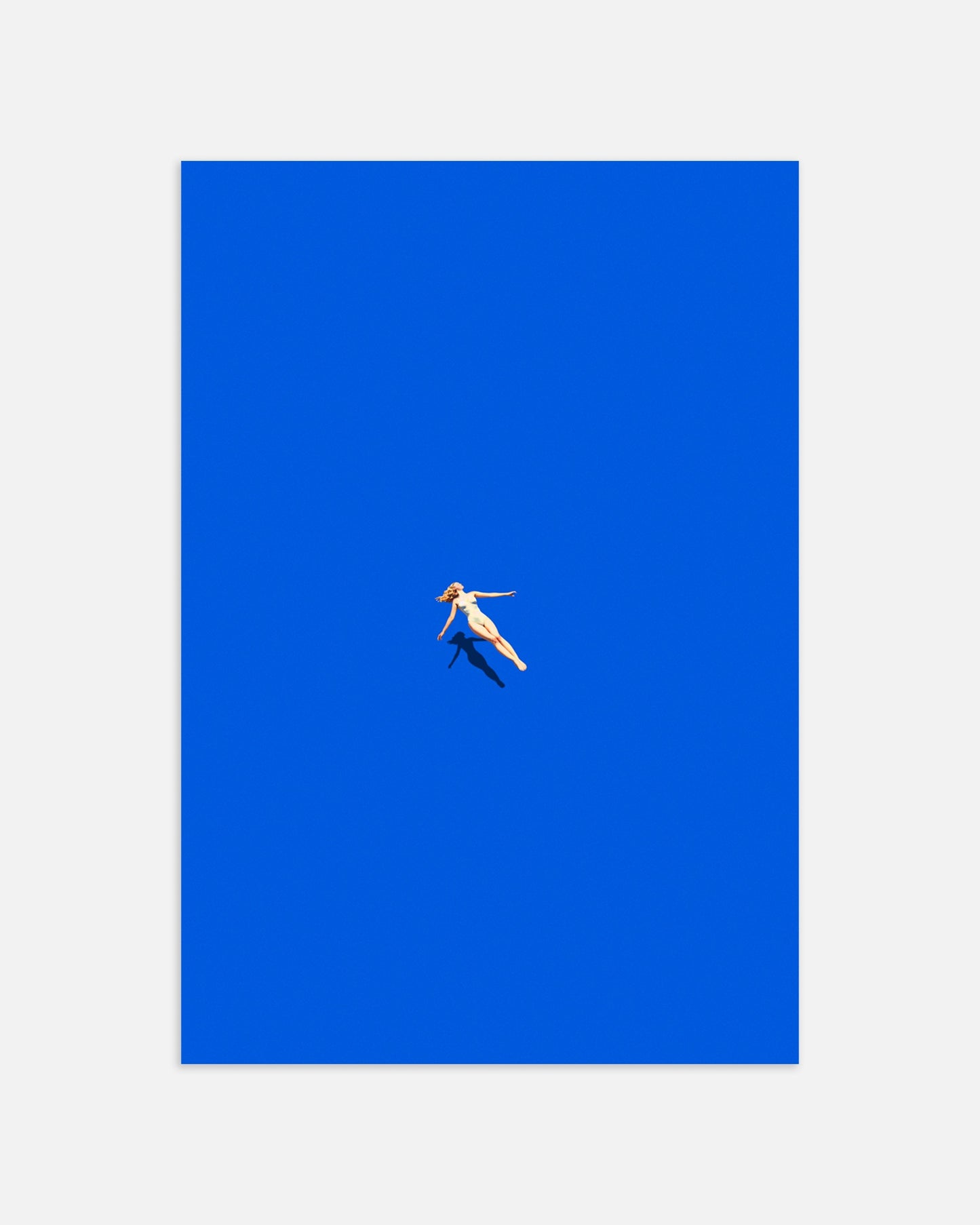 Poster: Woman floating on water, SPA poster, none