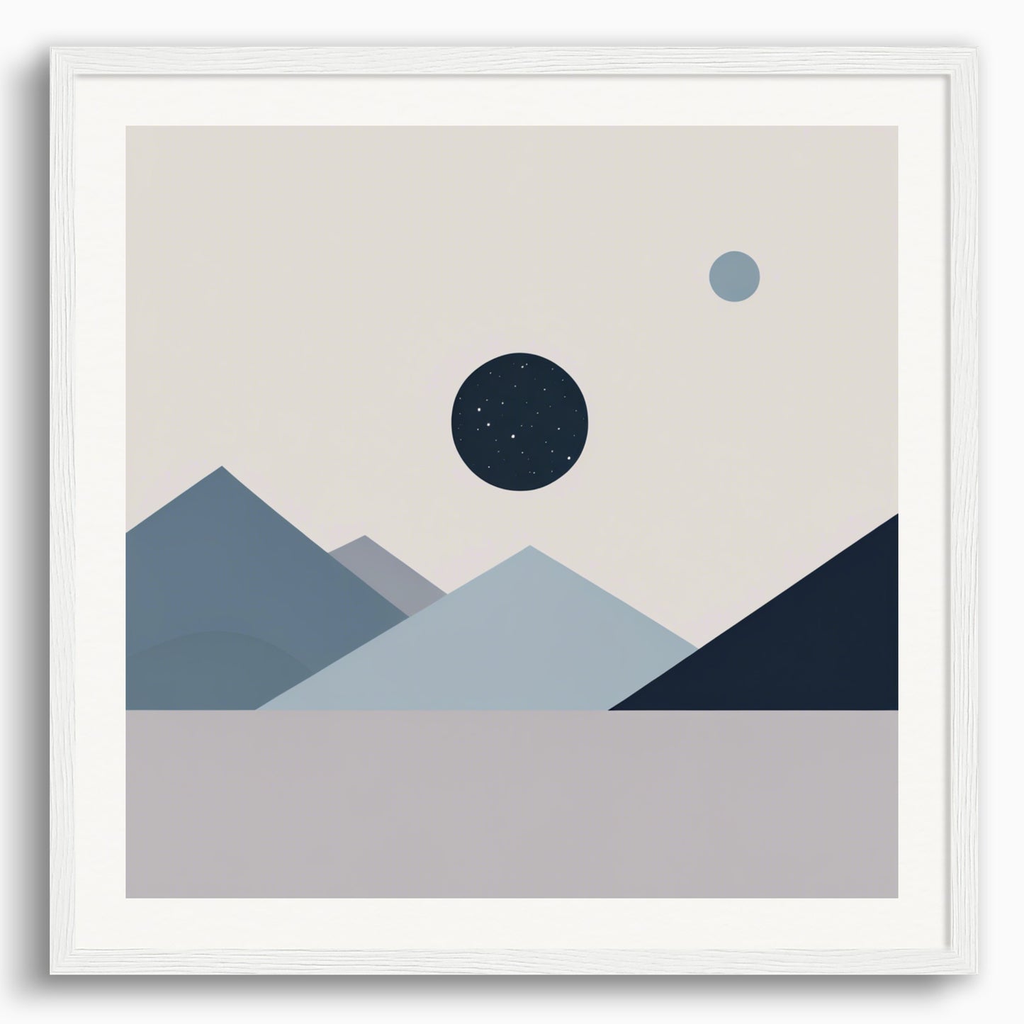 Poster: Abstract minimalist art, Astronomy