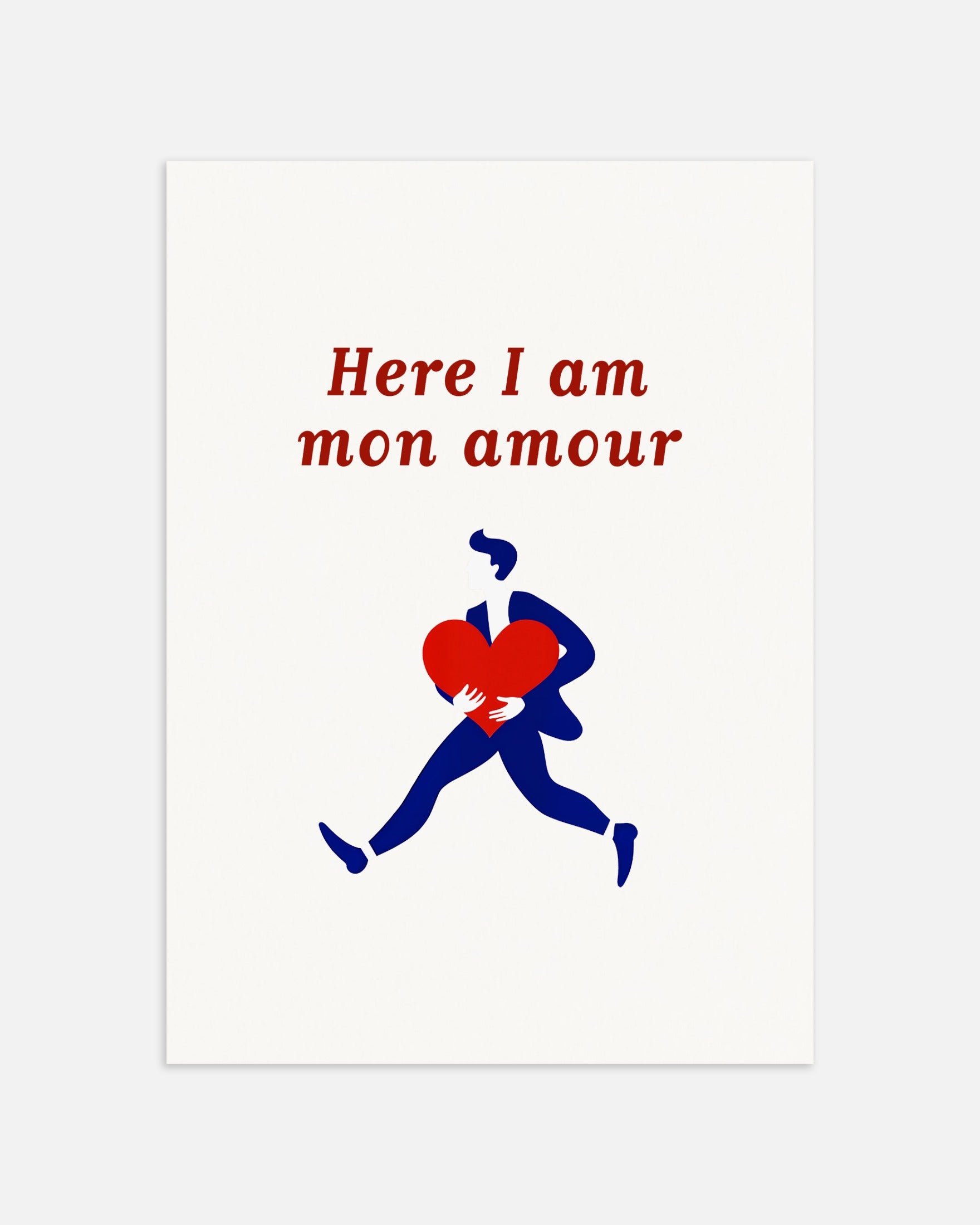 Poster: Here I Am Mon Amour - Heart