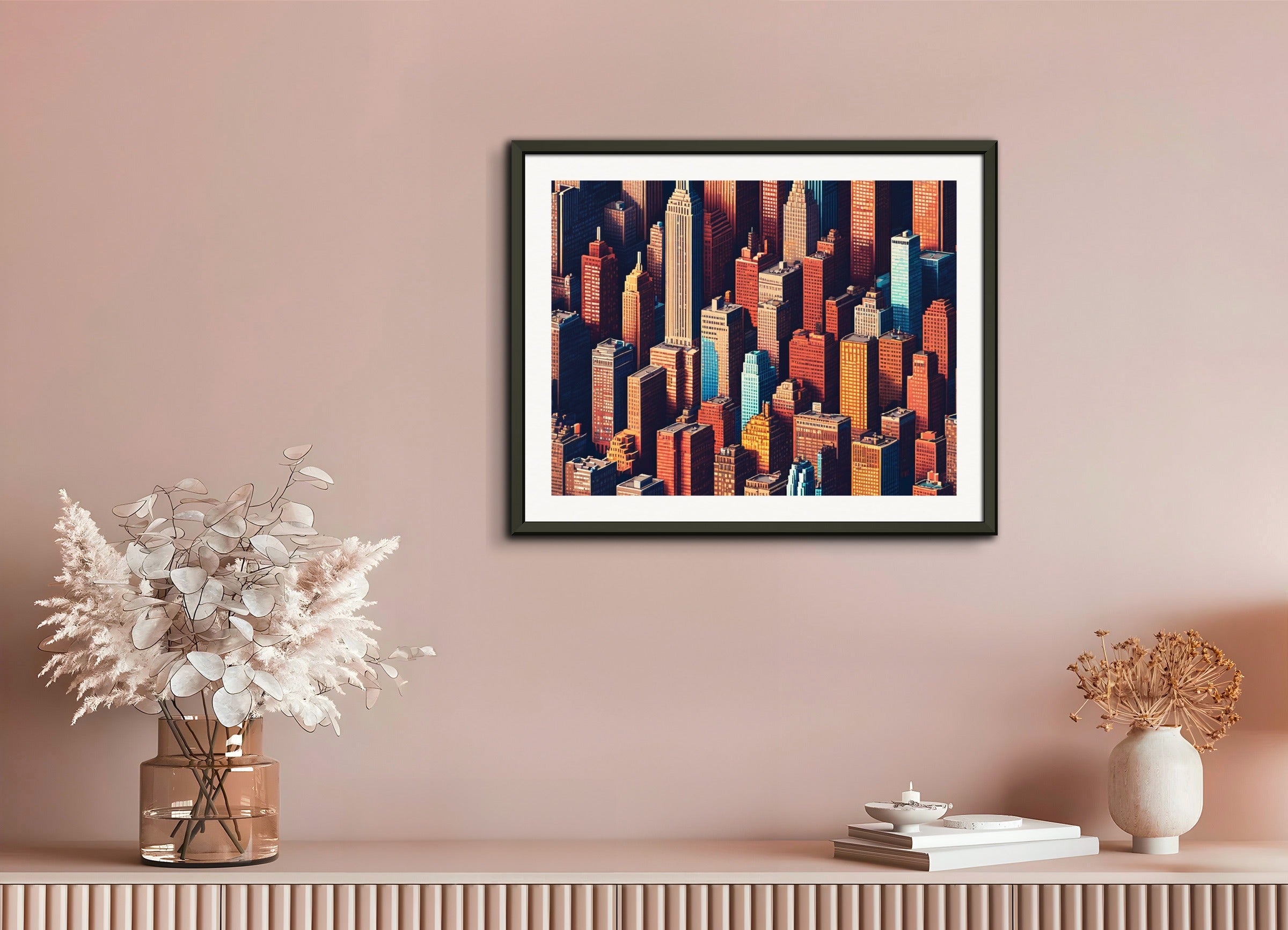 Poster with metal frame: Pixel Art, 