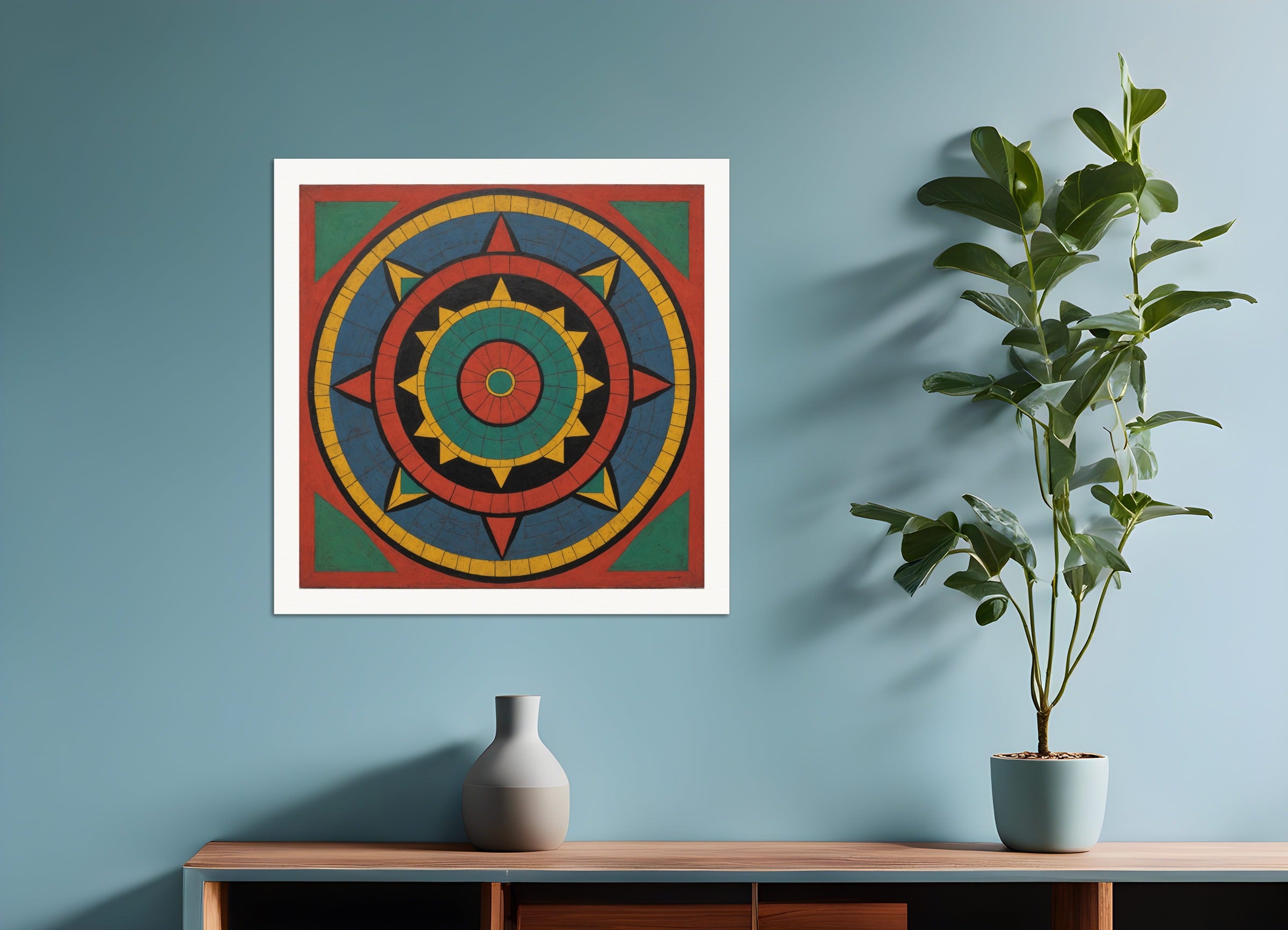 Poster: Mexican abstract art of the 20th century, Mandala