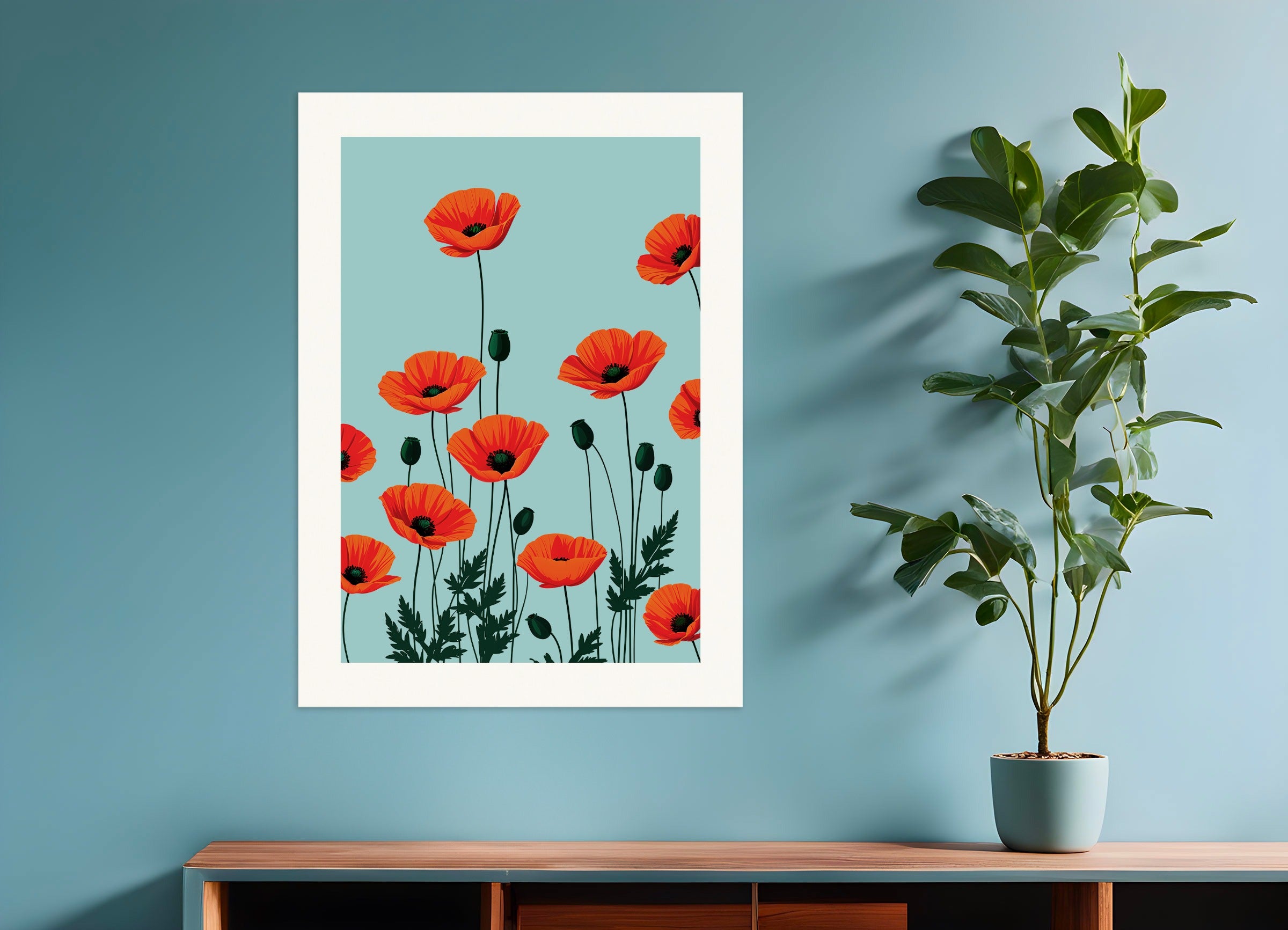 Poster: Poppies, none