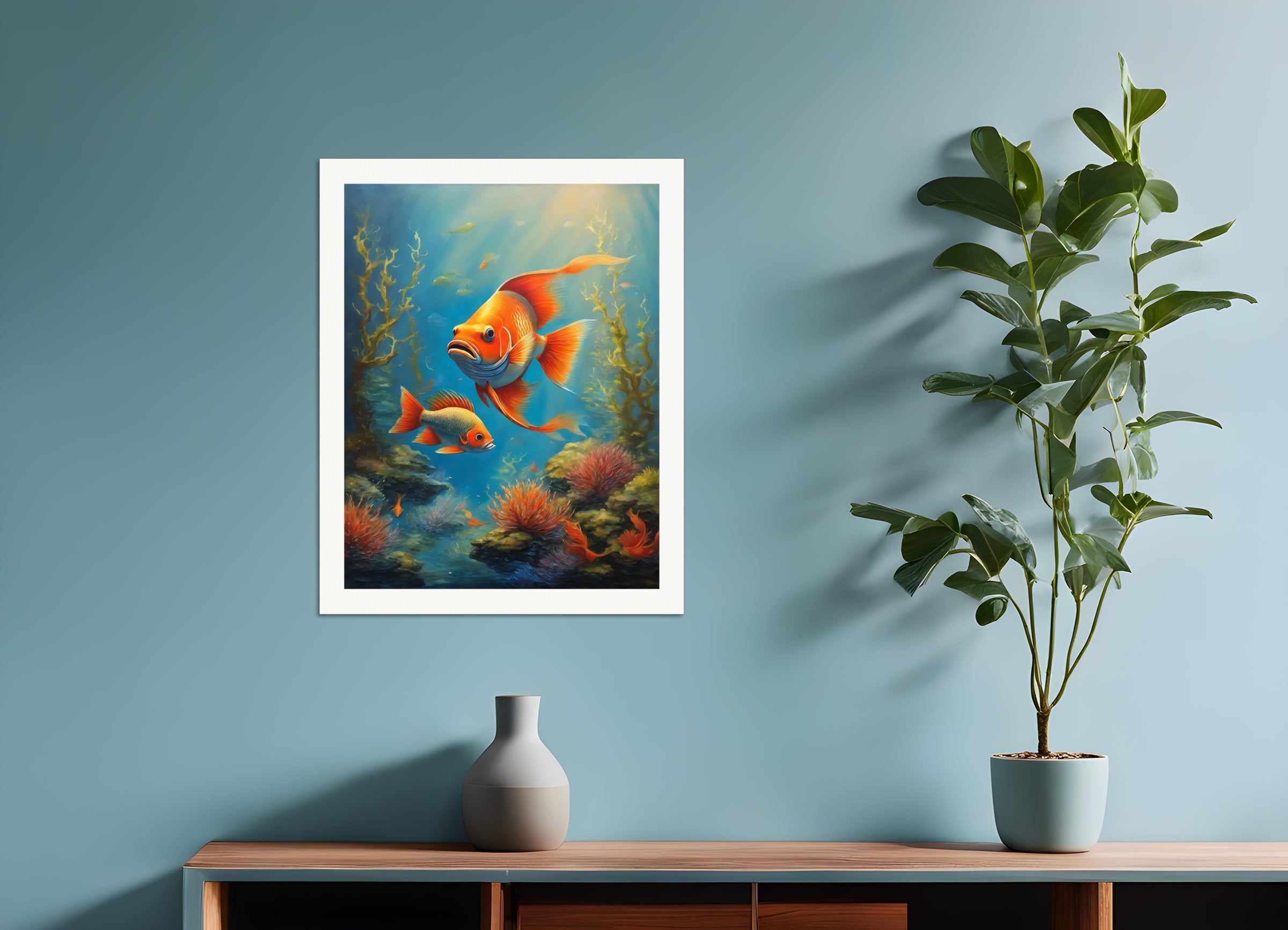 Poster: Magical realism, Fish