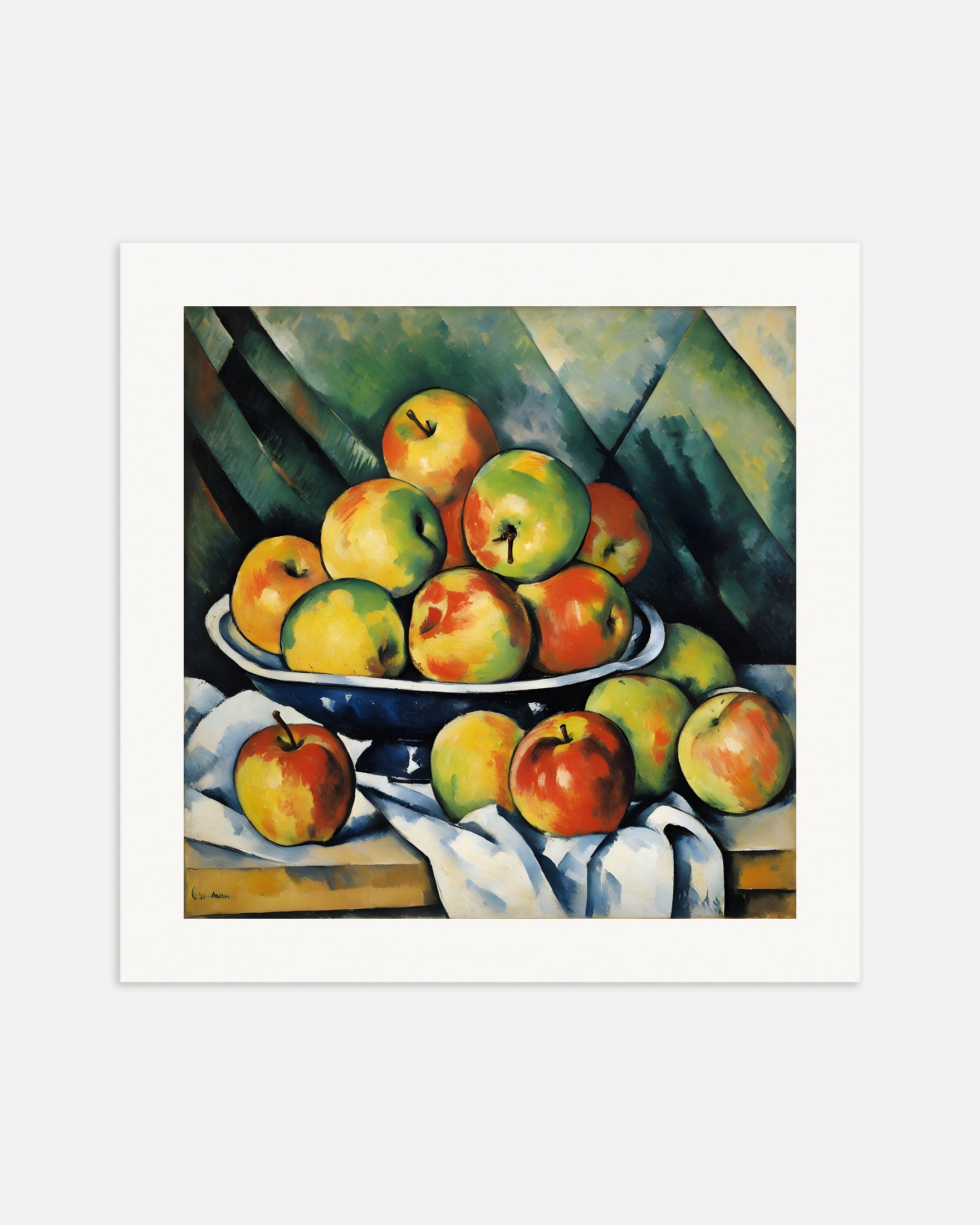 Poster: Fauvism, basket of apples