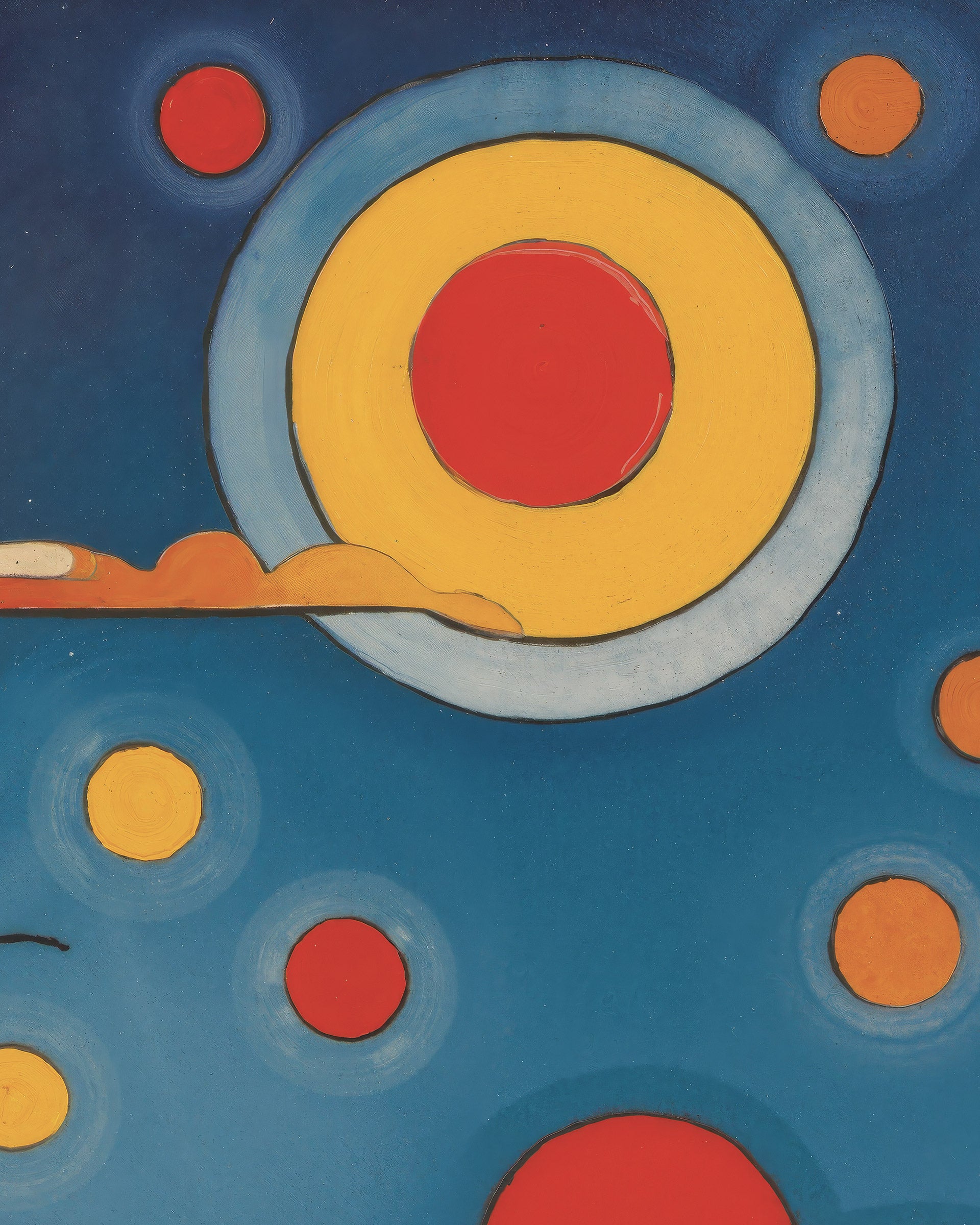 Geometric abstract art, Sun - Poster | Wall Art Print | Posterscape