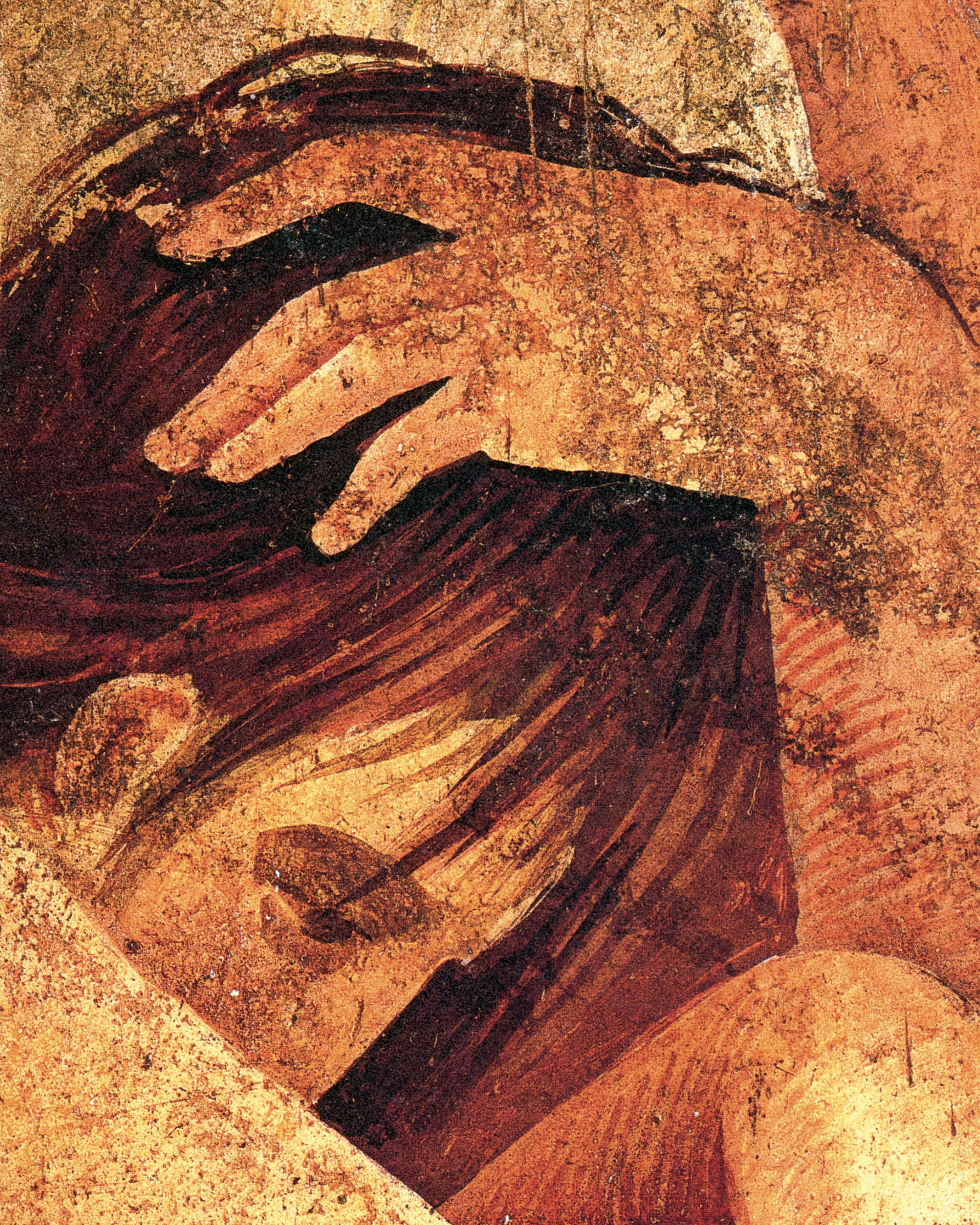 Woman comforting initiate from Villa of the Mysteries Poster