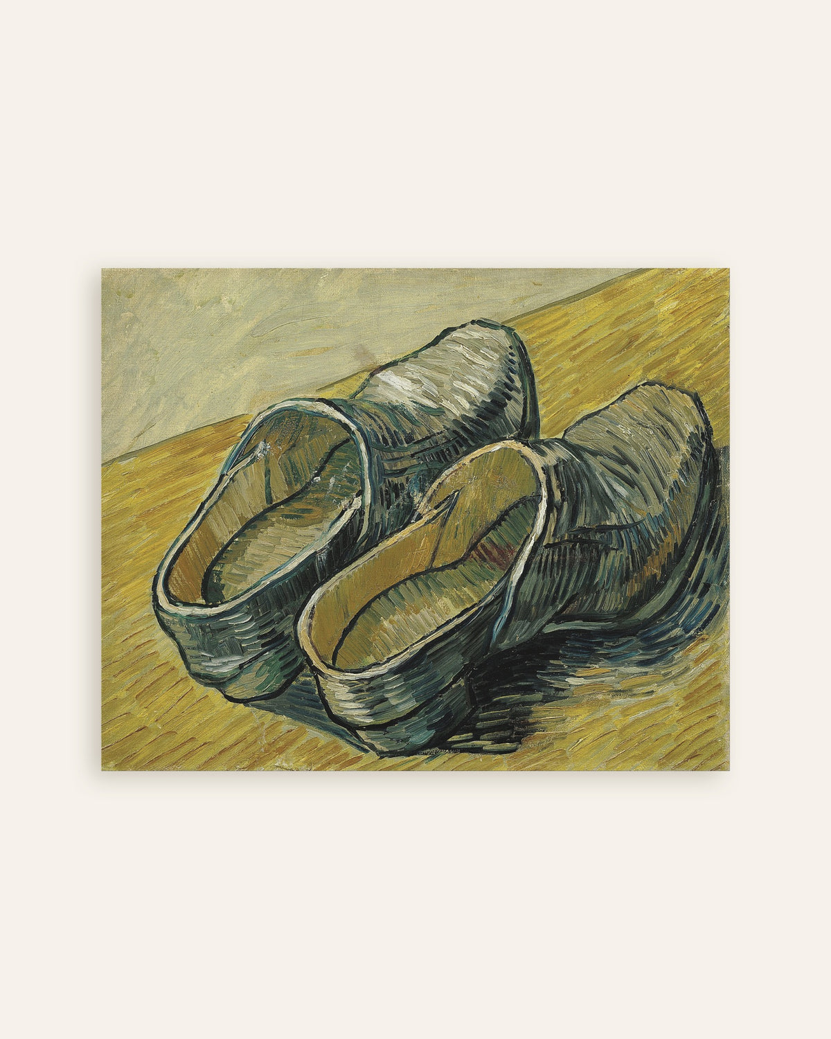 Poster av Et par tresko i skinn (1888) av Vincent van Gogh, miniatyrbilde