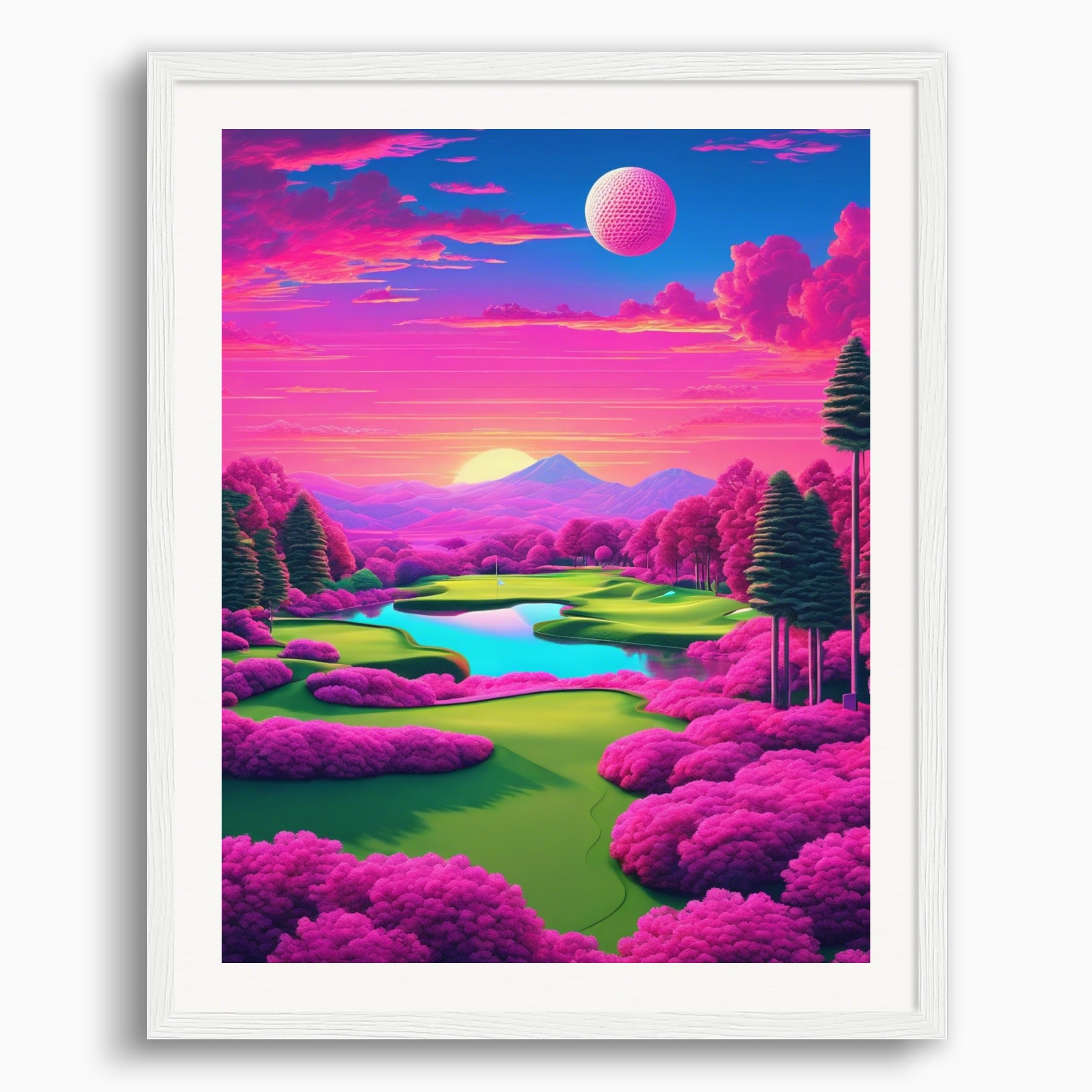 Poster: Vaporwave, Golf