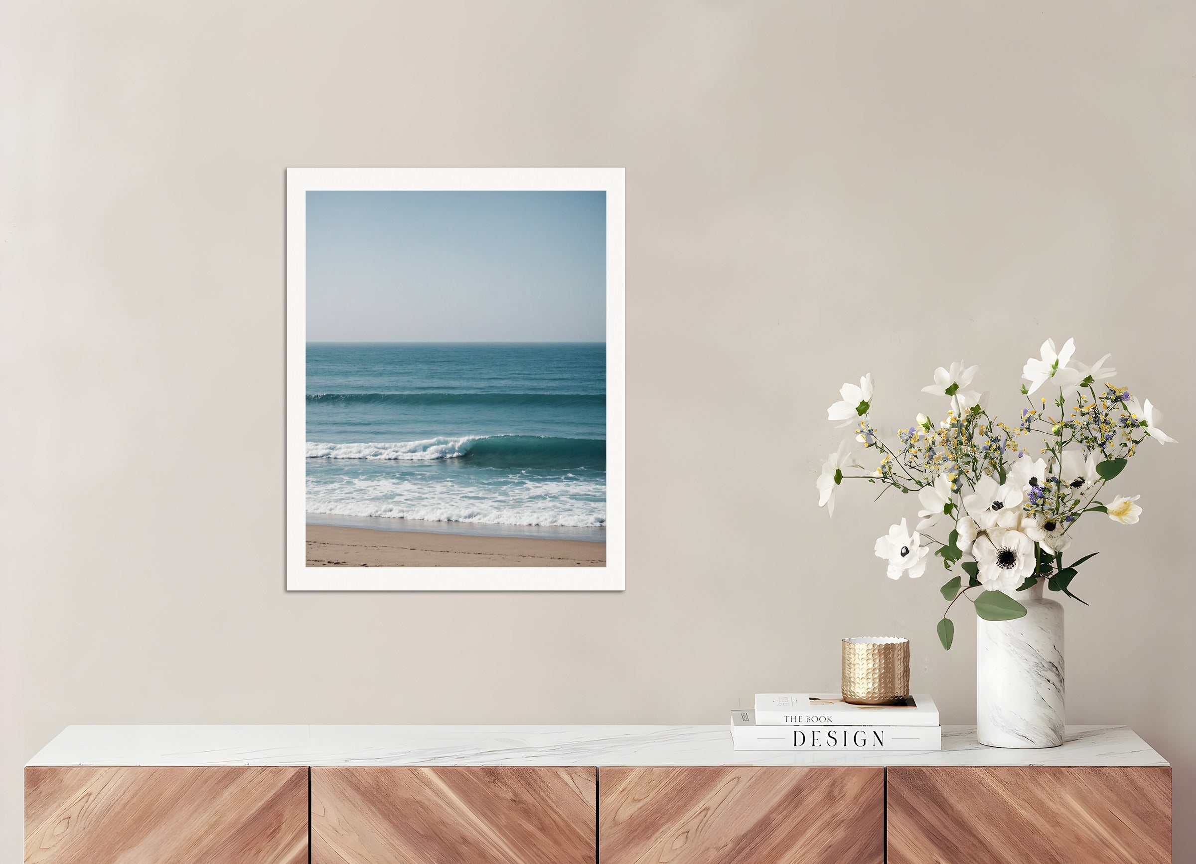 Poster: Minimalism art, Ocean