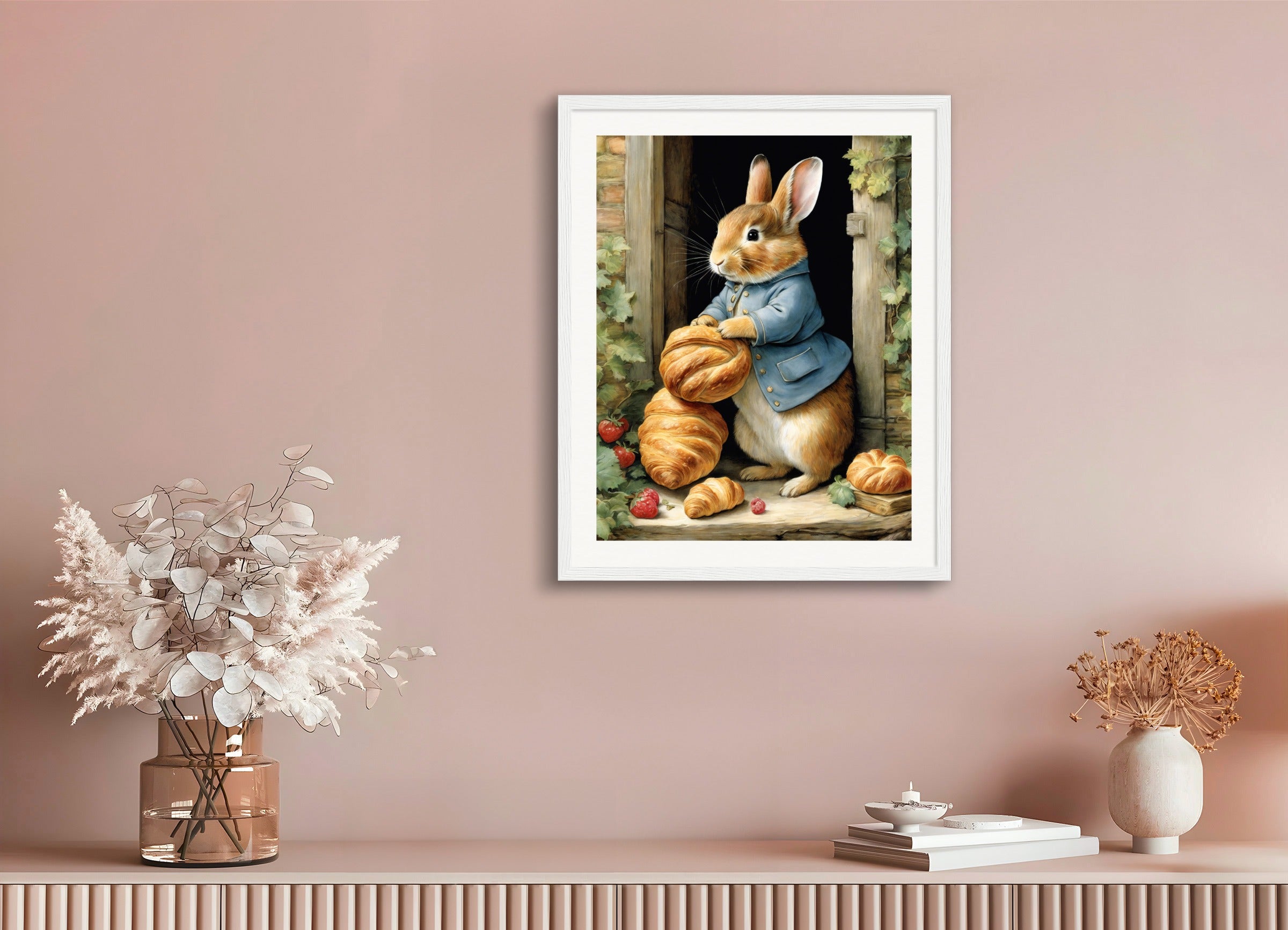 Poster with wood frame: Beatrix Potter, 