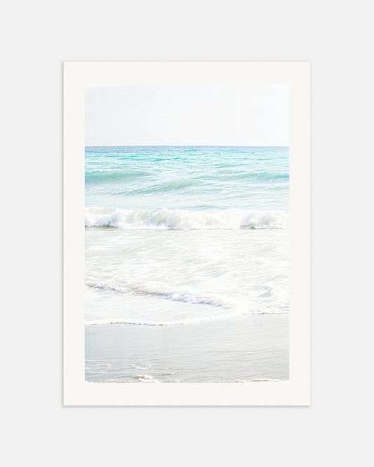 Poster: Ocean poster, pastel colors, none