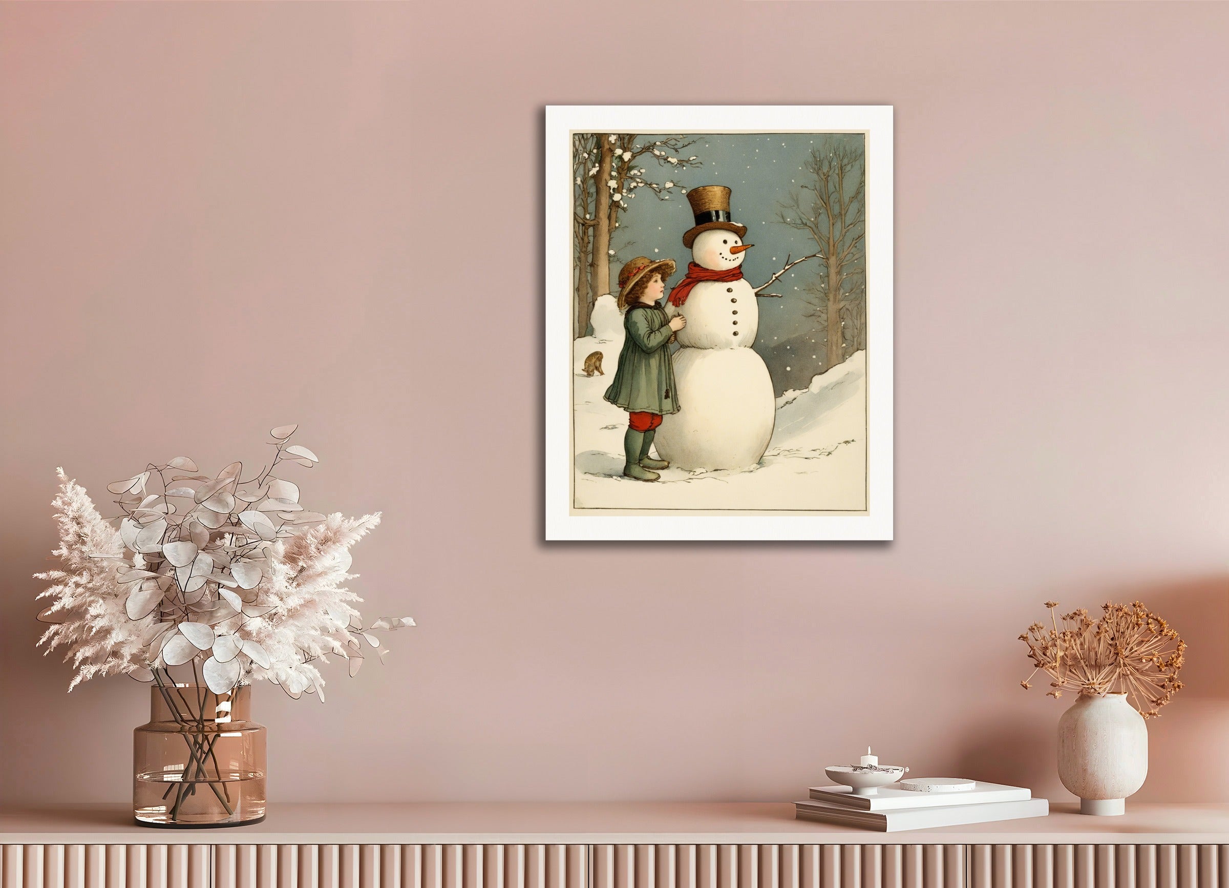 Poster: Kate Greenaway, Snowman