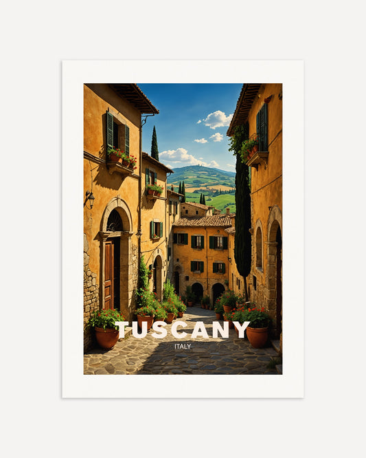 Poster: Vineyard in Tuscany