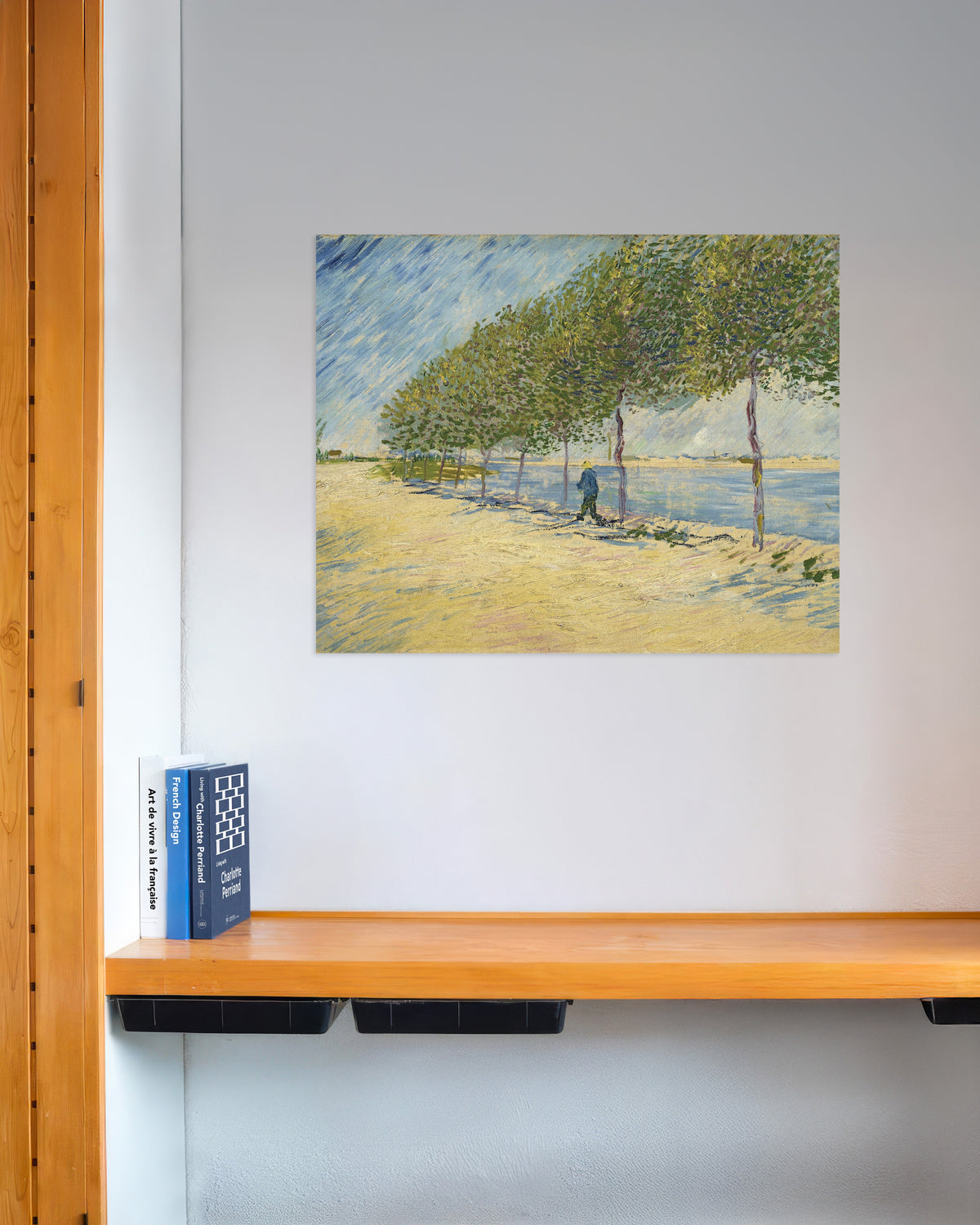 Poster av Langs Seinen (1887) av Vincent van Gogh