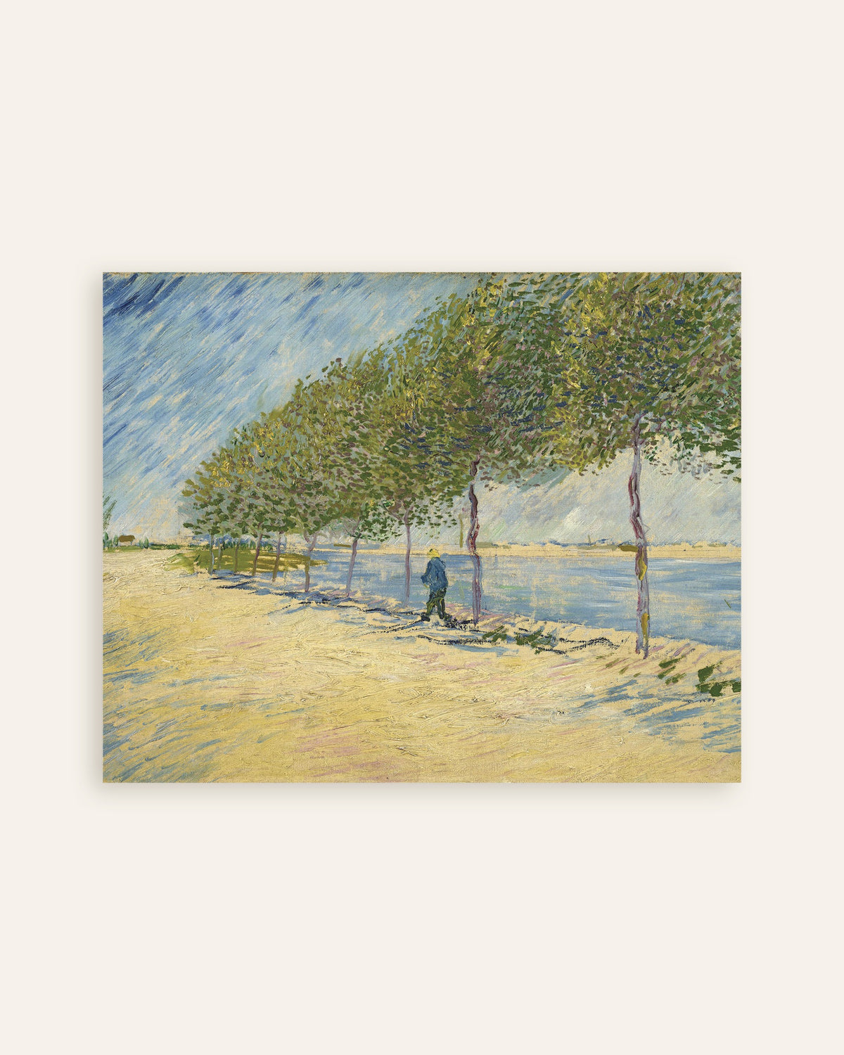 Poster av Langs Seinen (1887) av Vincent van Gogh, miniatyrbilde