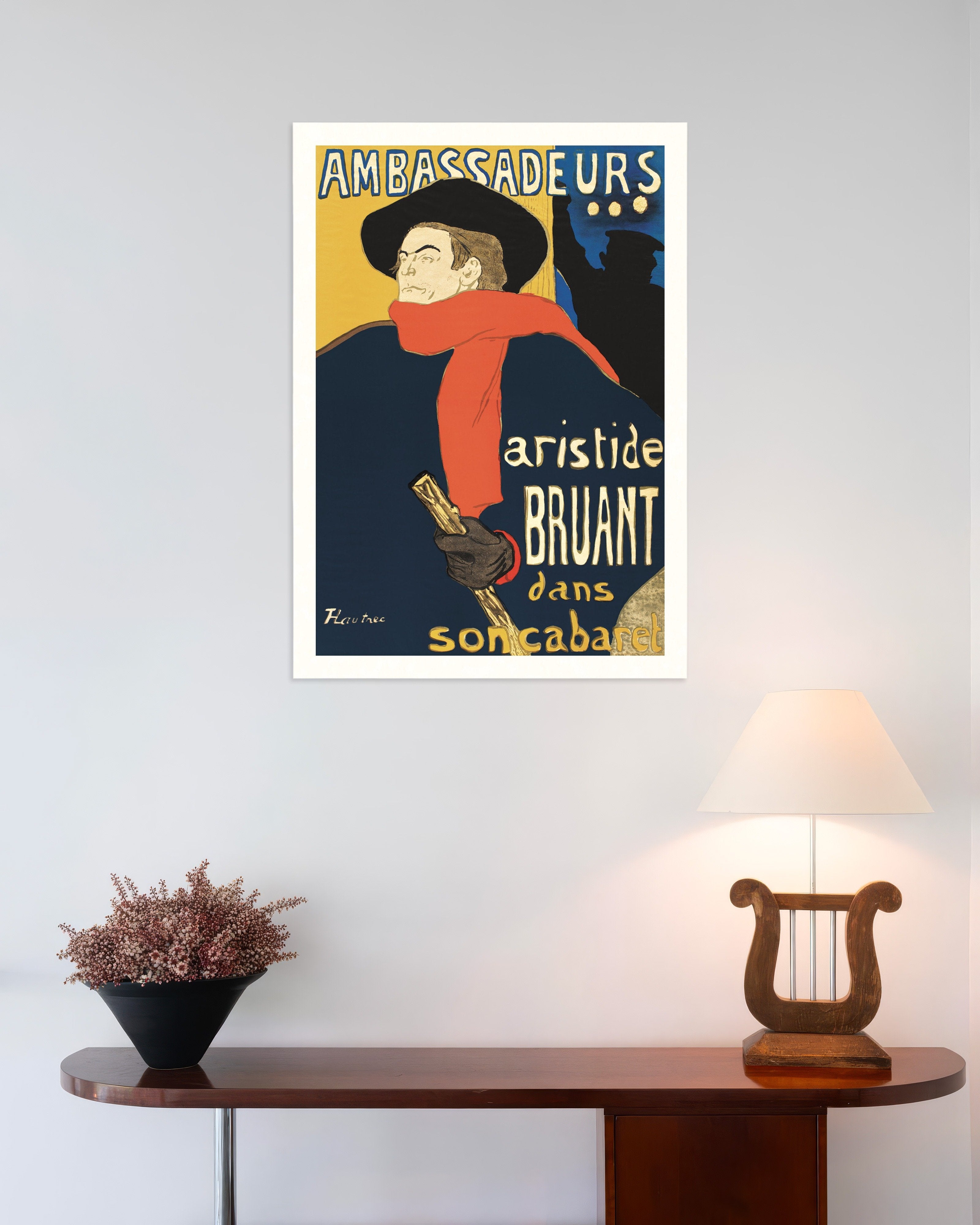 Aristide Bruant 1892 Toulouse-Lautrec Poster | Posterscape